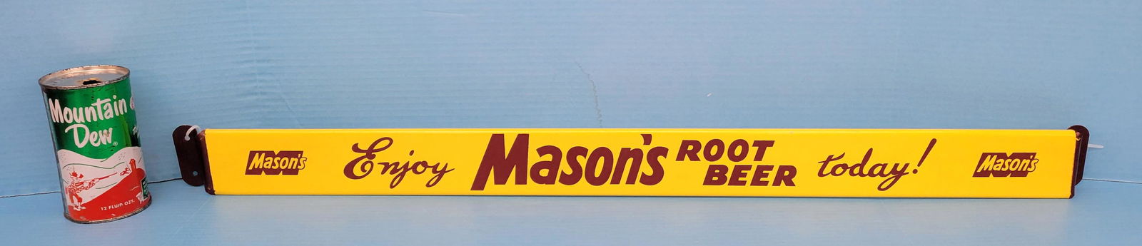 Enjoy Mason's Root Beer Today Metal Door Push (1 of 3)