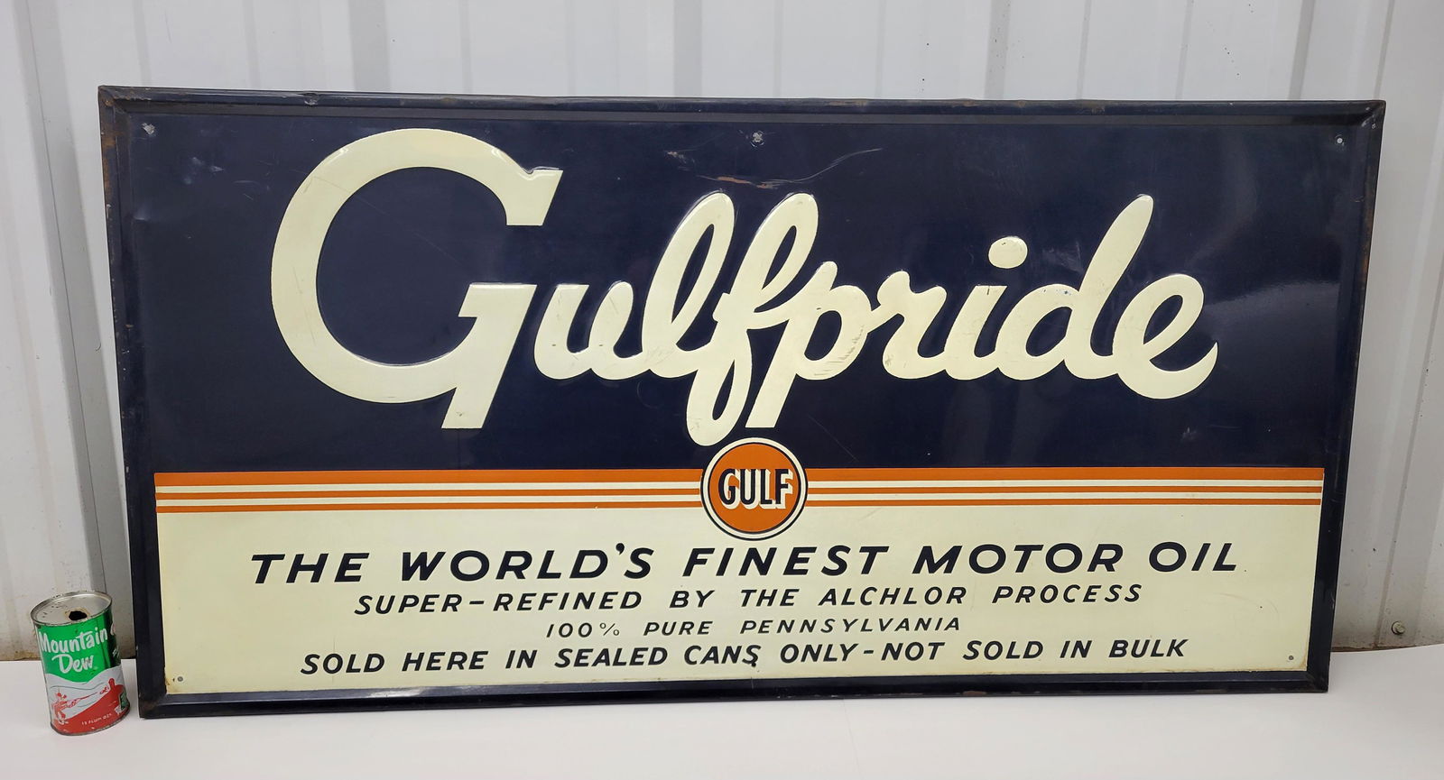 Gulfpride The World's Finest Embossed Metal Sign (1 of 3)