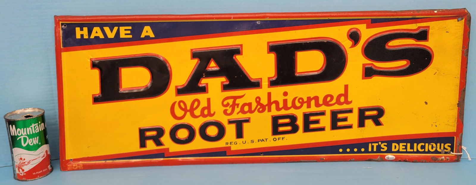 Have A Dad's Old Fashioned Root Beer Embossed Sign TAC (1 of 3)