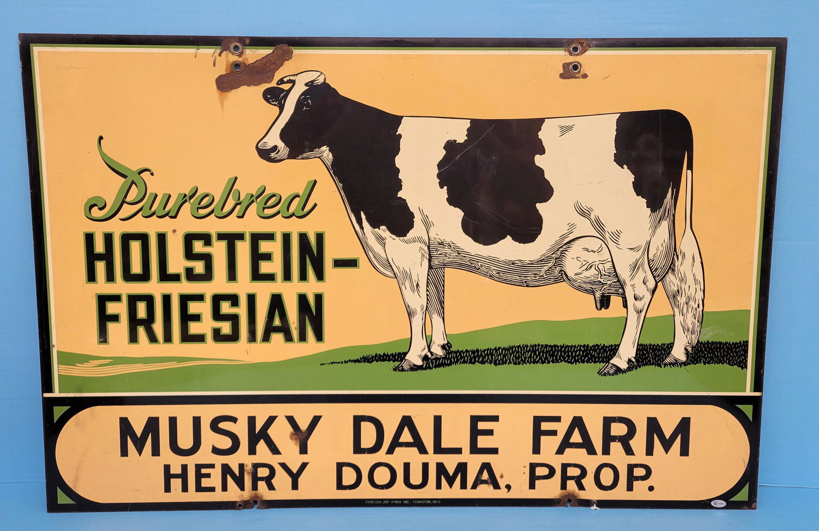 Purebred Holstein-Friesian Metal Sign TAC (1 of 5)