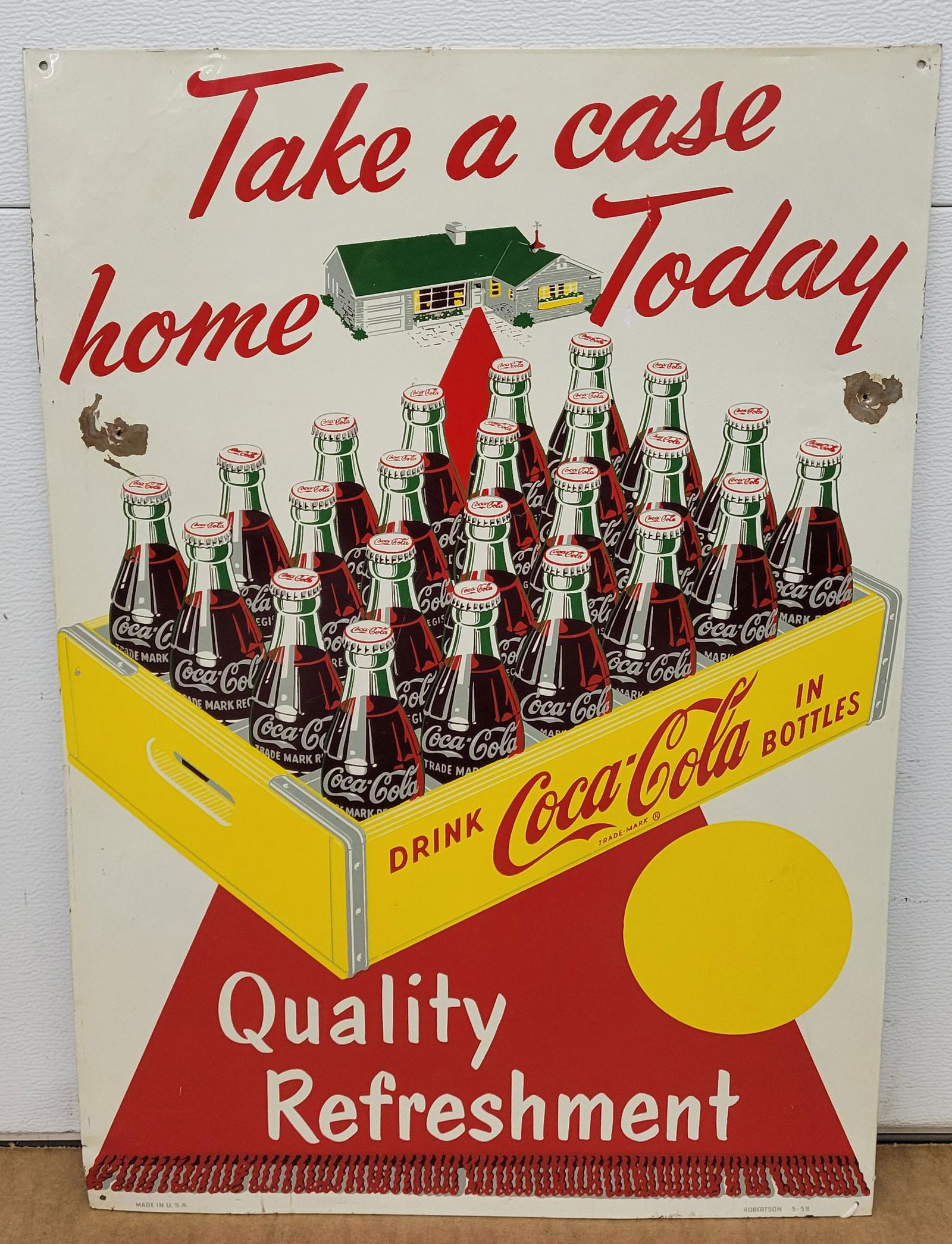Take A Case Home Today Coca Cola Sign TAC (1 of 4)