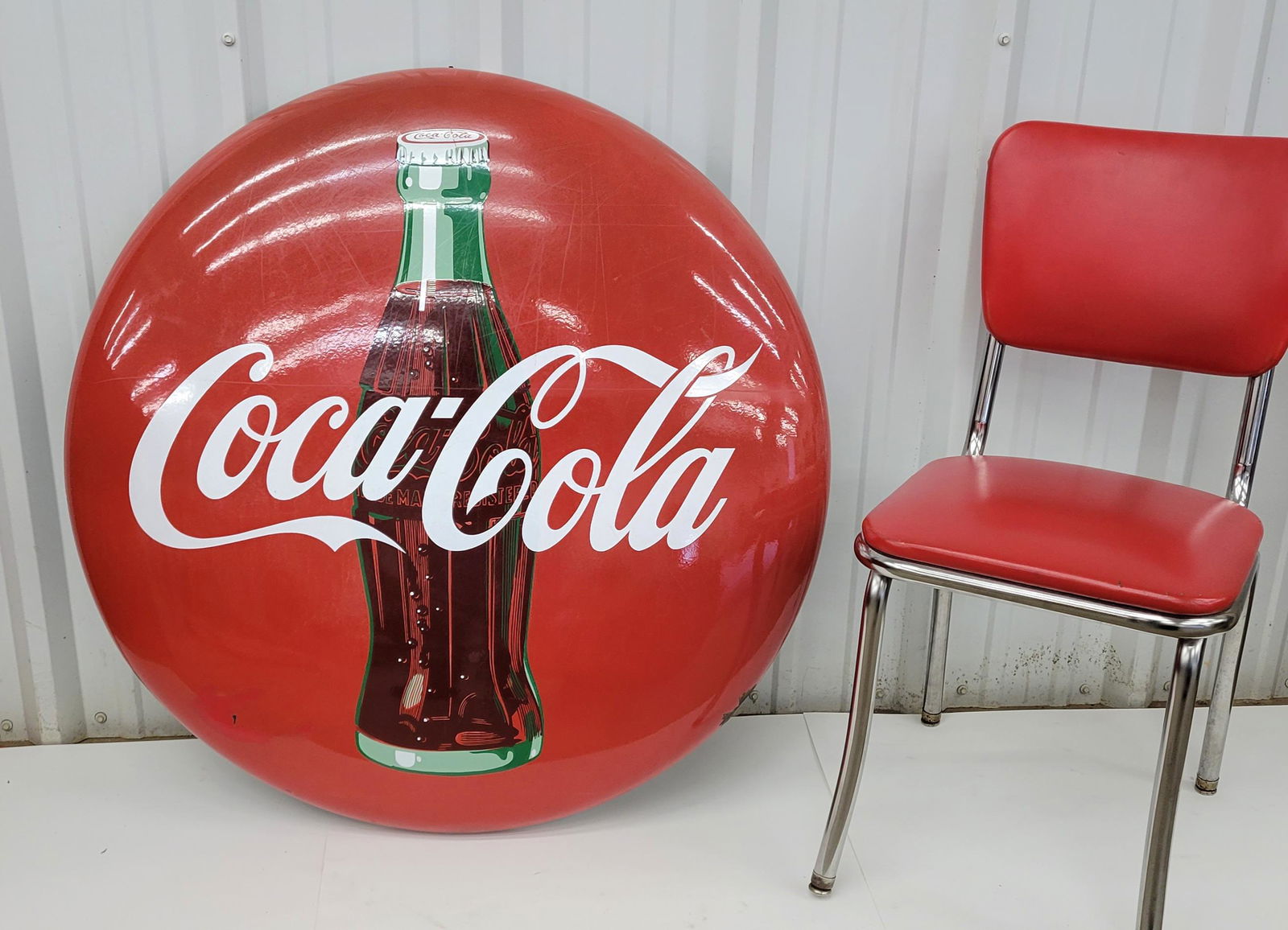 36" Coca Cola Button With Bottle (1 of 5)
