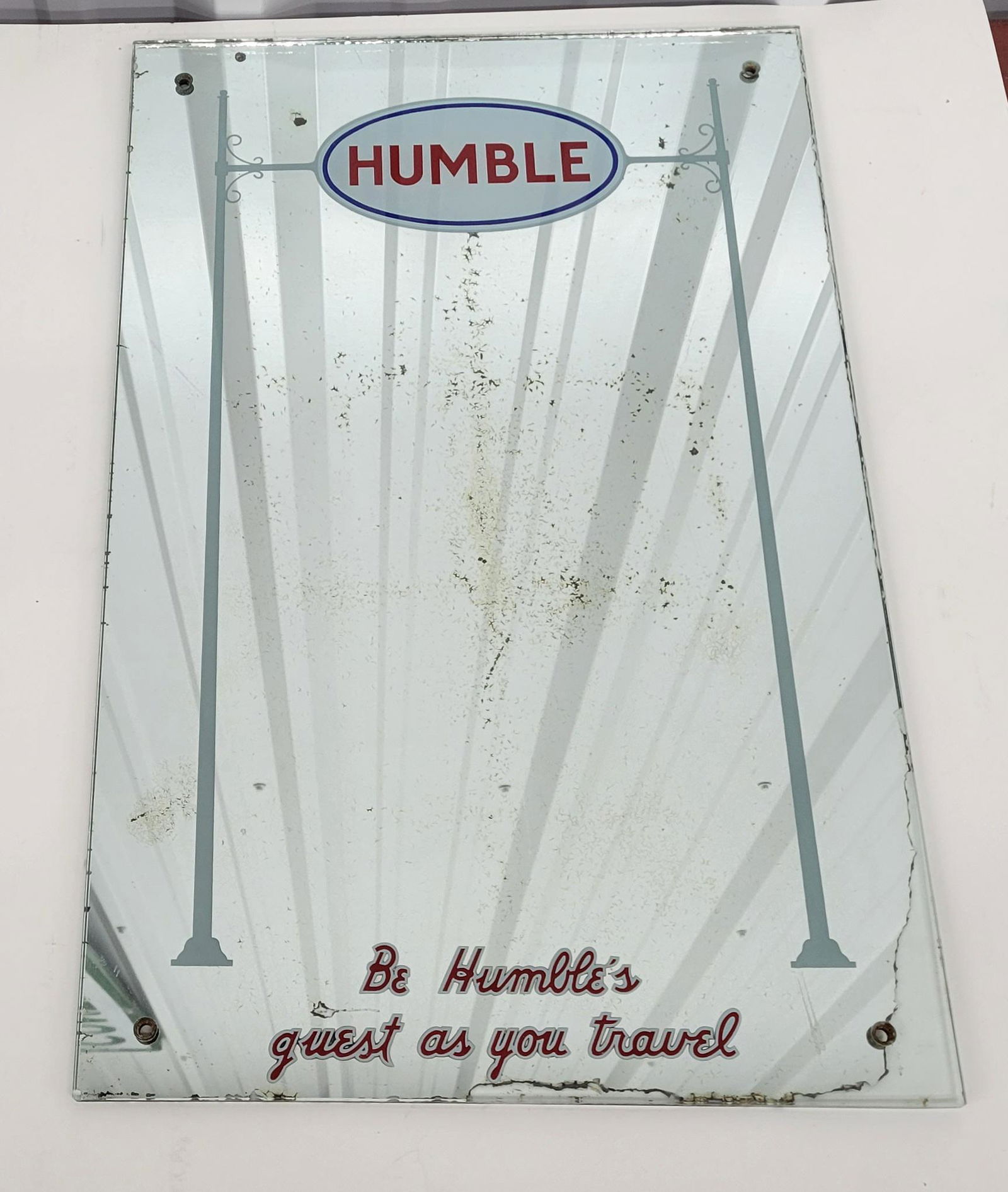 Humble Service Station Restroom Mirror (1 of 6)