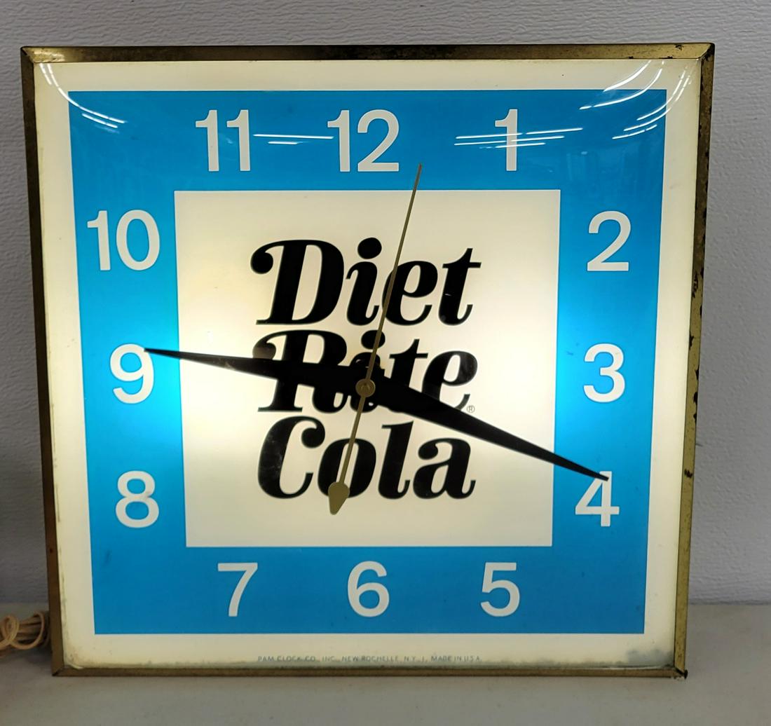 Diet Rite Cola Pam Clock (1 of 5)