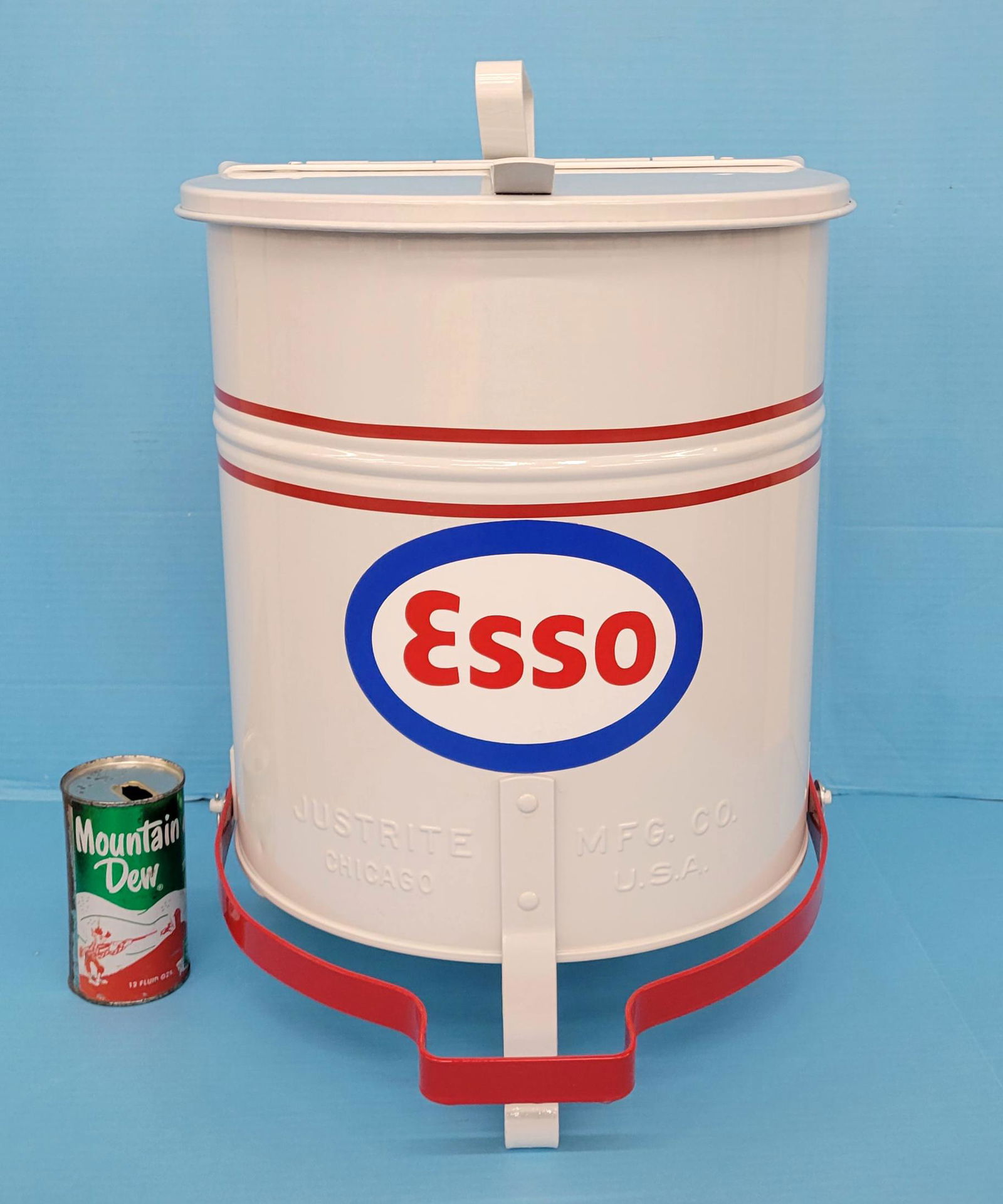 Esso Restored Service Station Rag Can (1 of 5)