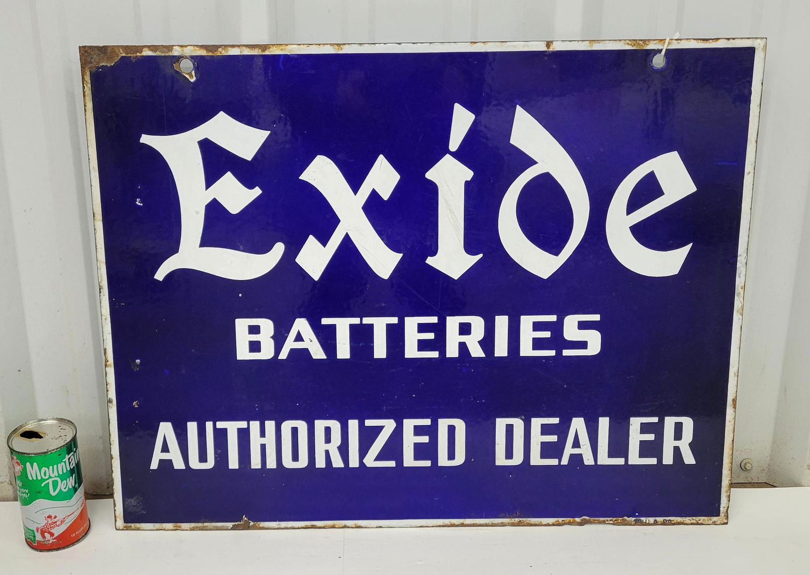 Exide Batteries Porcelain Dealer Sign (1 of 4)