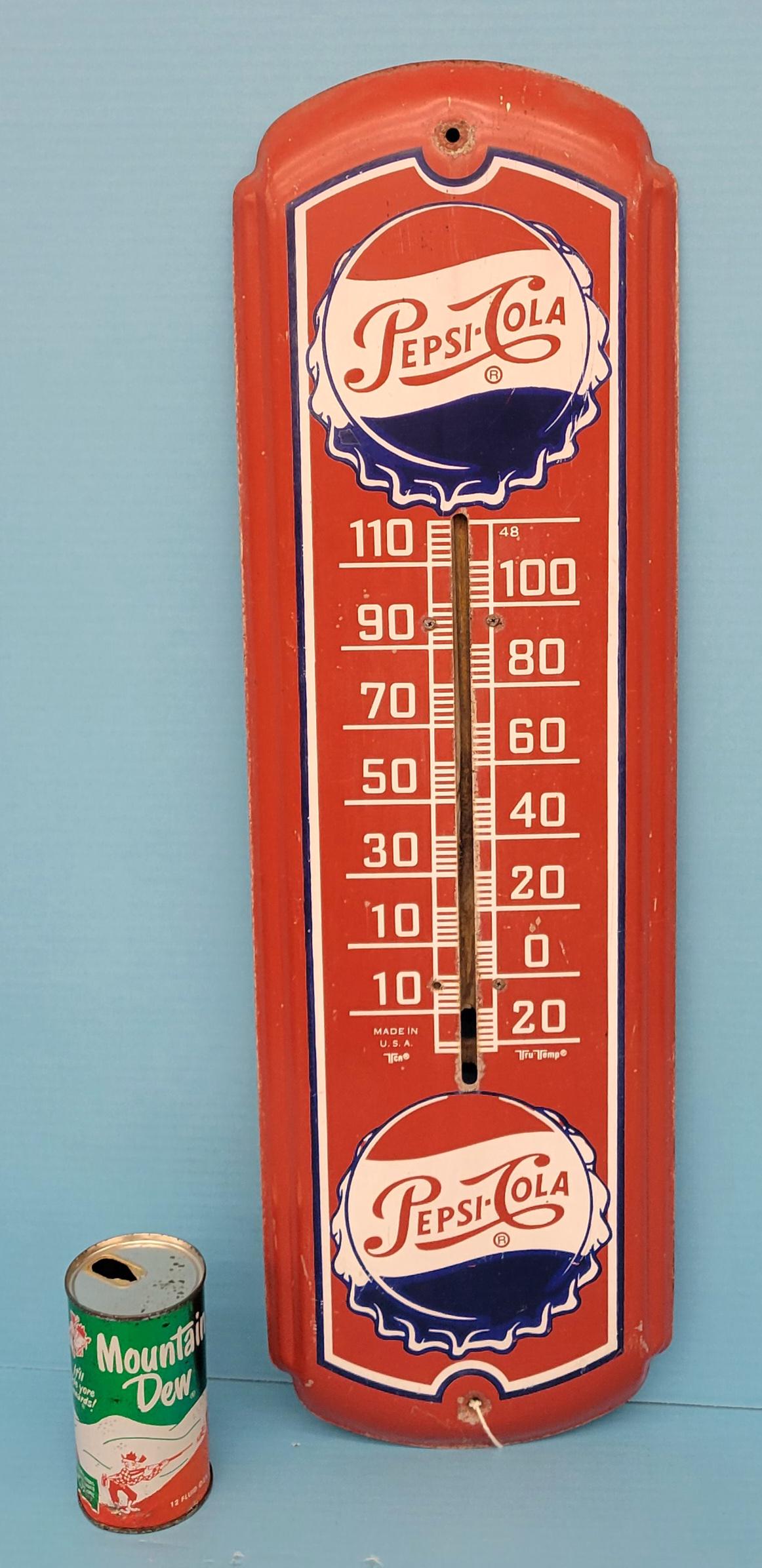 Pepsi Cola Thermometer Sign (1 of 3)