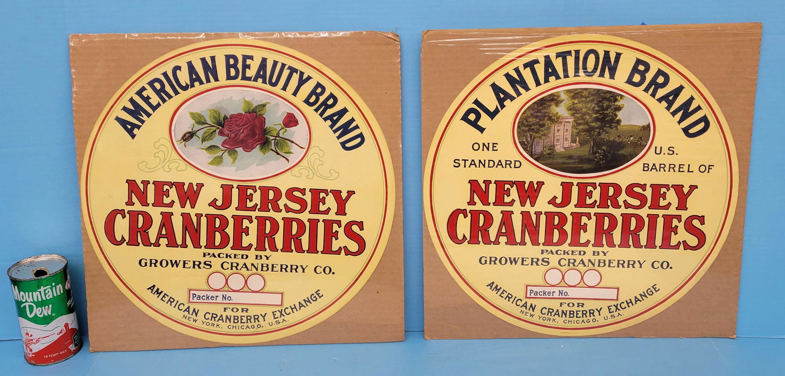 NOS New Jersey Cranberries Crate Labels (1 of 3)