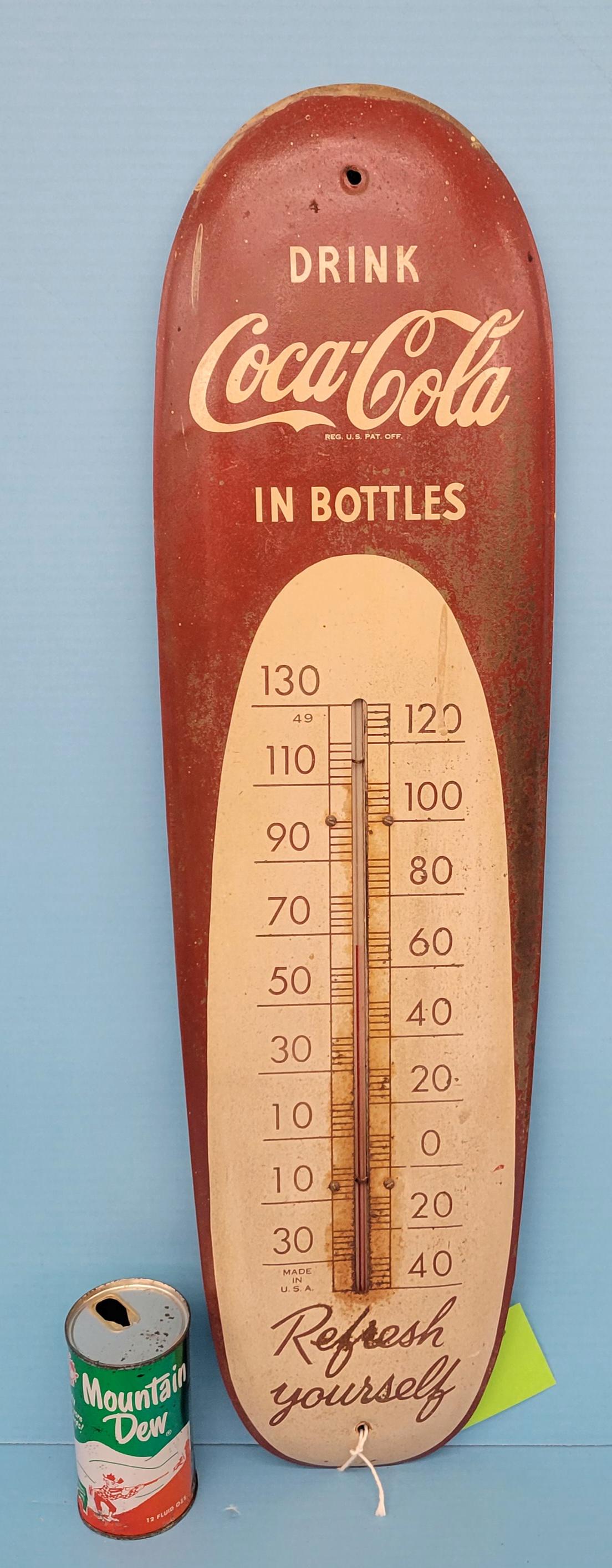 Drink Coca Cola In Bottles Cigar Thermometer (1 of 4)