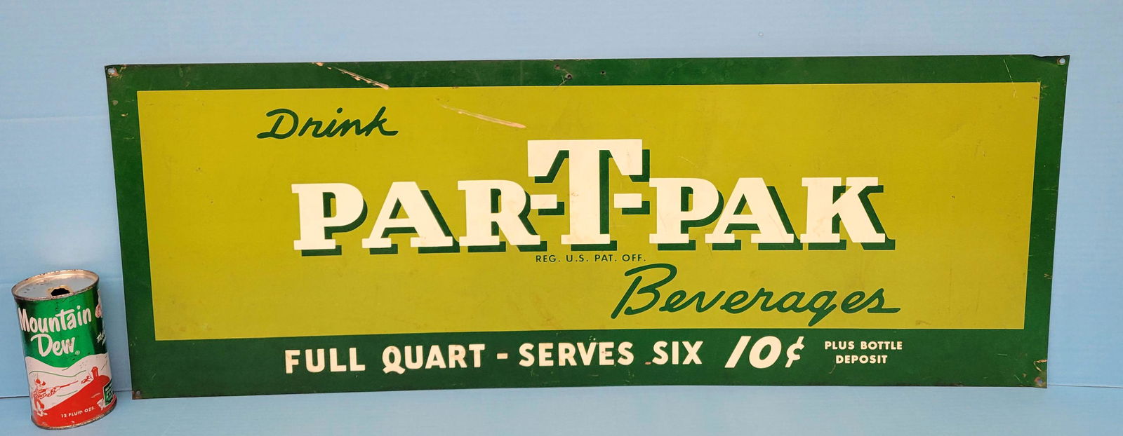 Drink Par-T-Pak Beverages Metal Sign (1 of 3)