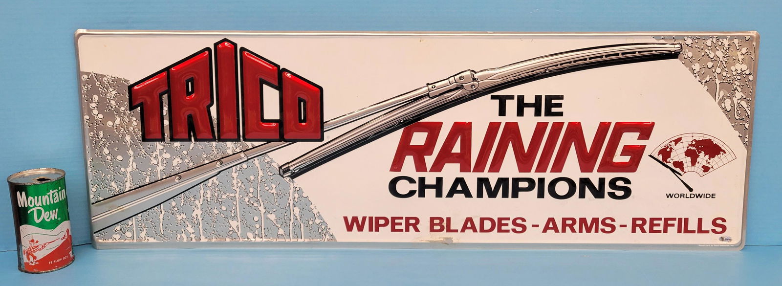 Trico Raining Champions Wiper Blades Embossed Sign TAC (1 of 3)