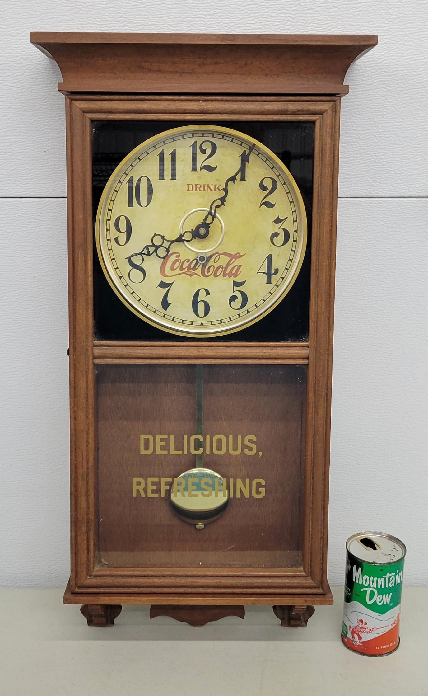 Drink Coca Cola Delicious Refreshing Wood Clock (1 of 3)