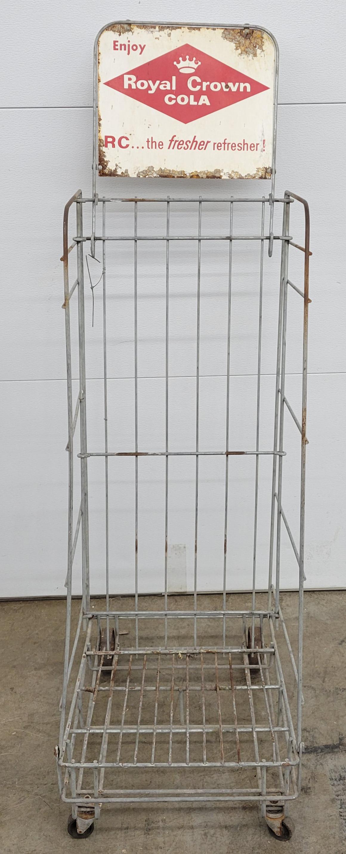 Royal Crown Cola Bottle Rack With Sign (1 of 3)