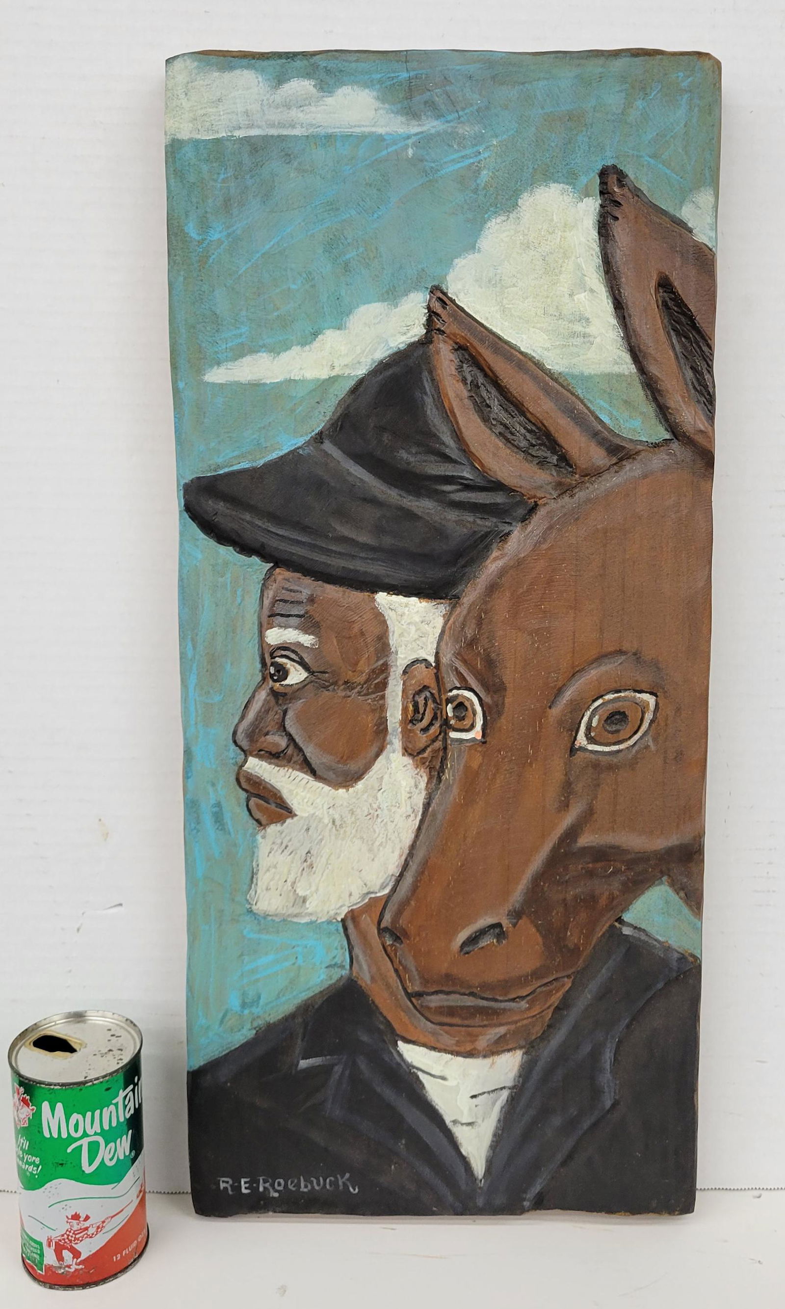 Richard E. Roebuck Painted Wood Folk Art (1 of 4)
