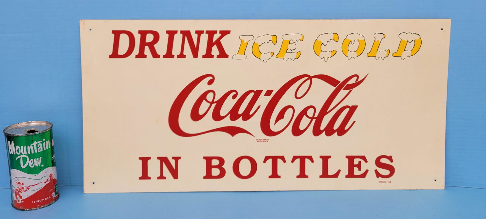 Drink Ice Cold Coca Cola In Bottles Metal Sign (1 of 3)