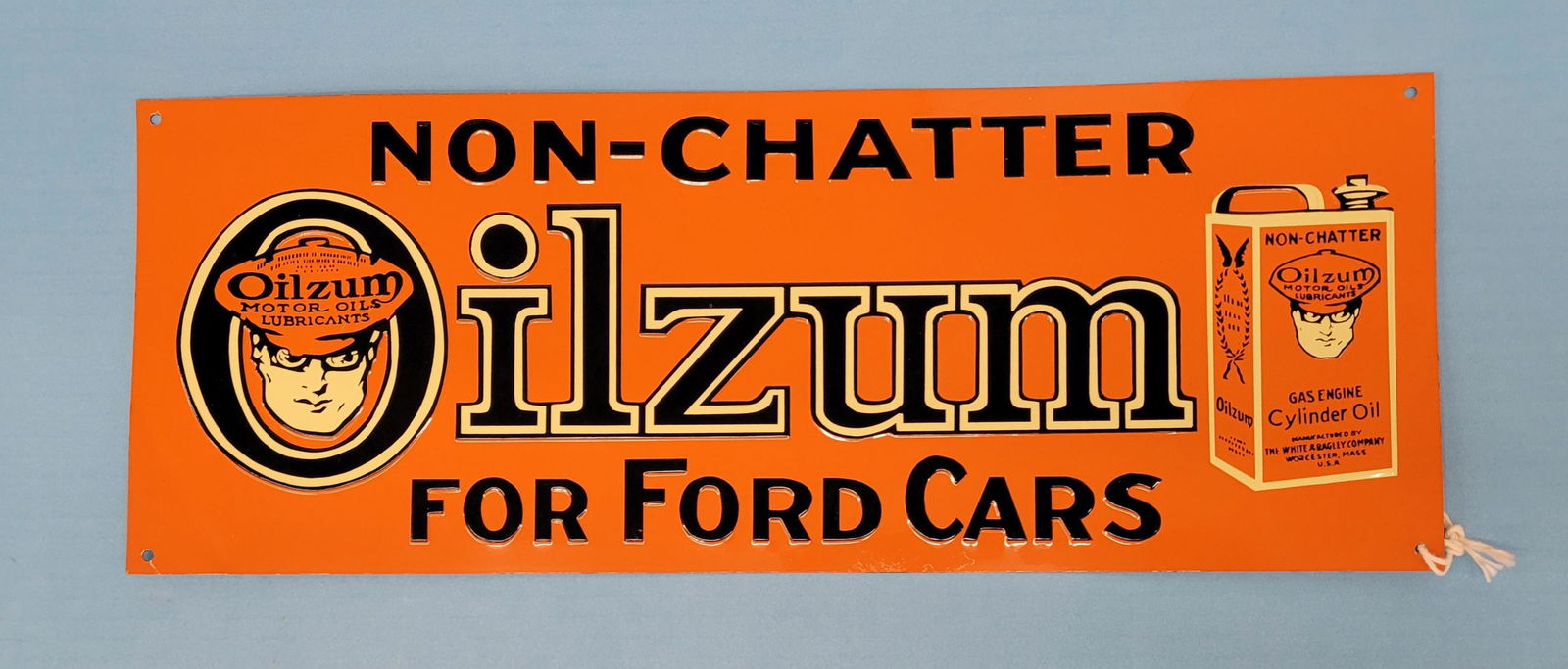 Oilzum tin embossed sign (Contemporary) (1 of 2)