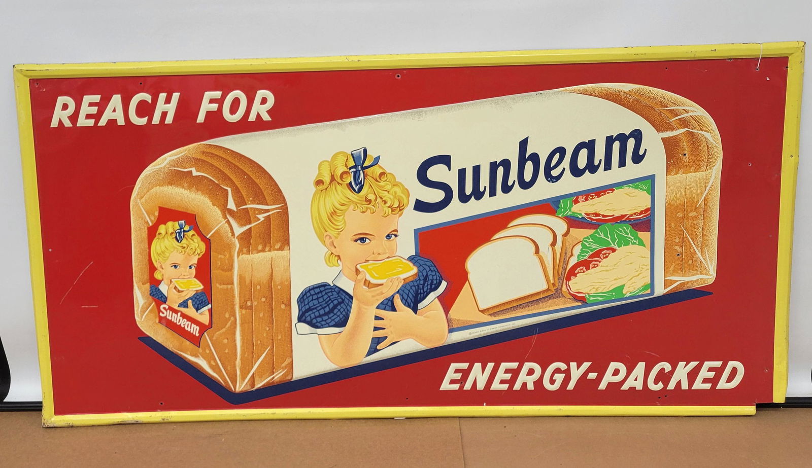 Reach For Sunbeam Energy Packed Single Sided Tin Sign (1 of 4)
