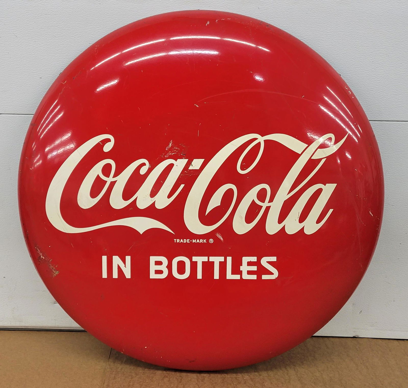 36" Coca Cola In Bottles Button Sign (1 of 5)