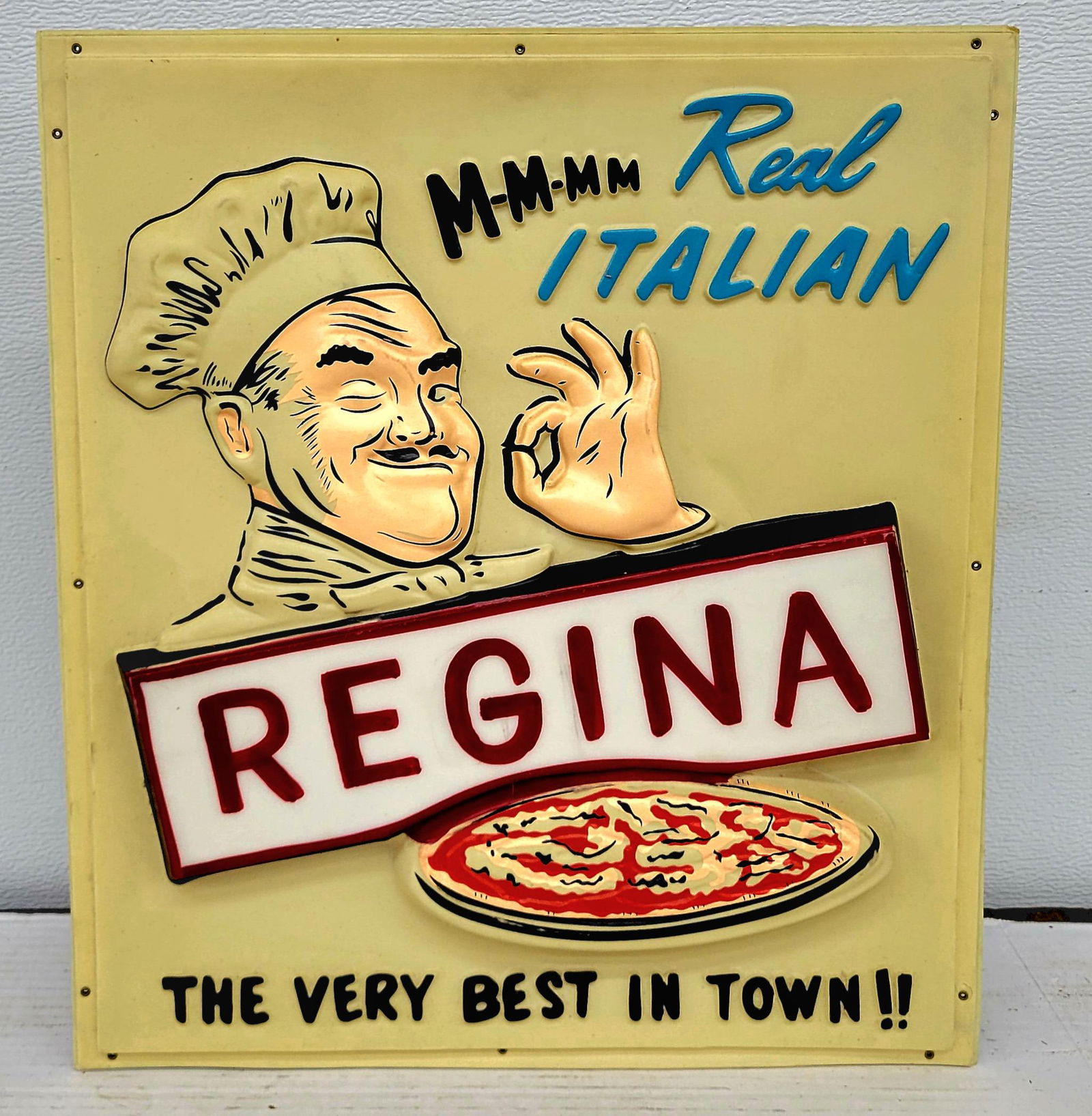 Real Italian Pizza Light Up Sign w/ Original Box (1 of 3)