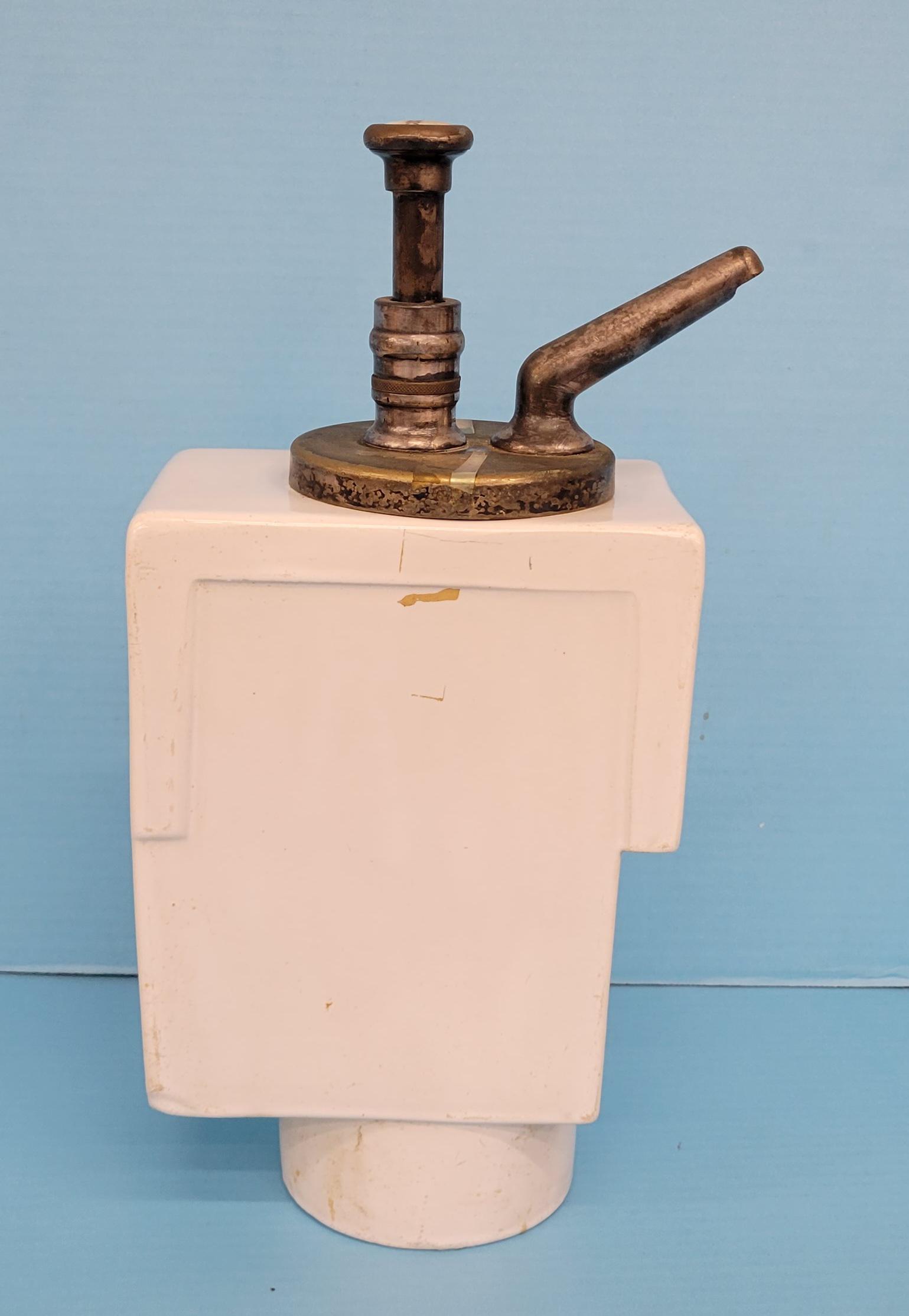 Porcelain Coca Cola Soda Fountain Syrup Dispenser (1 of 3)