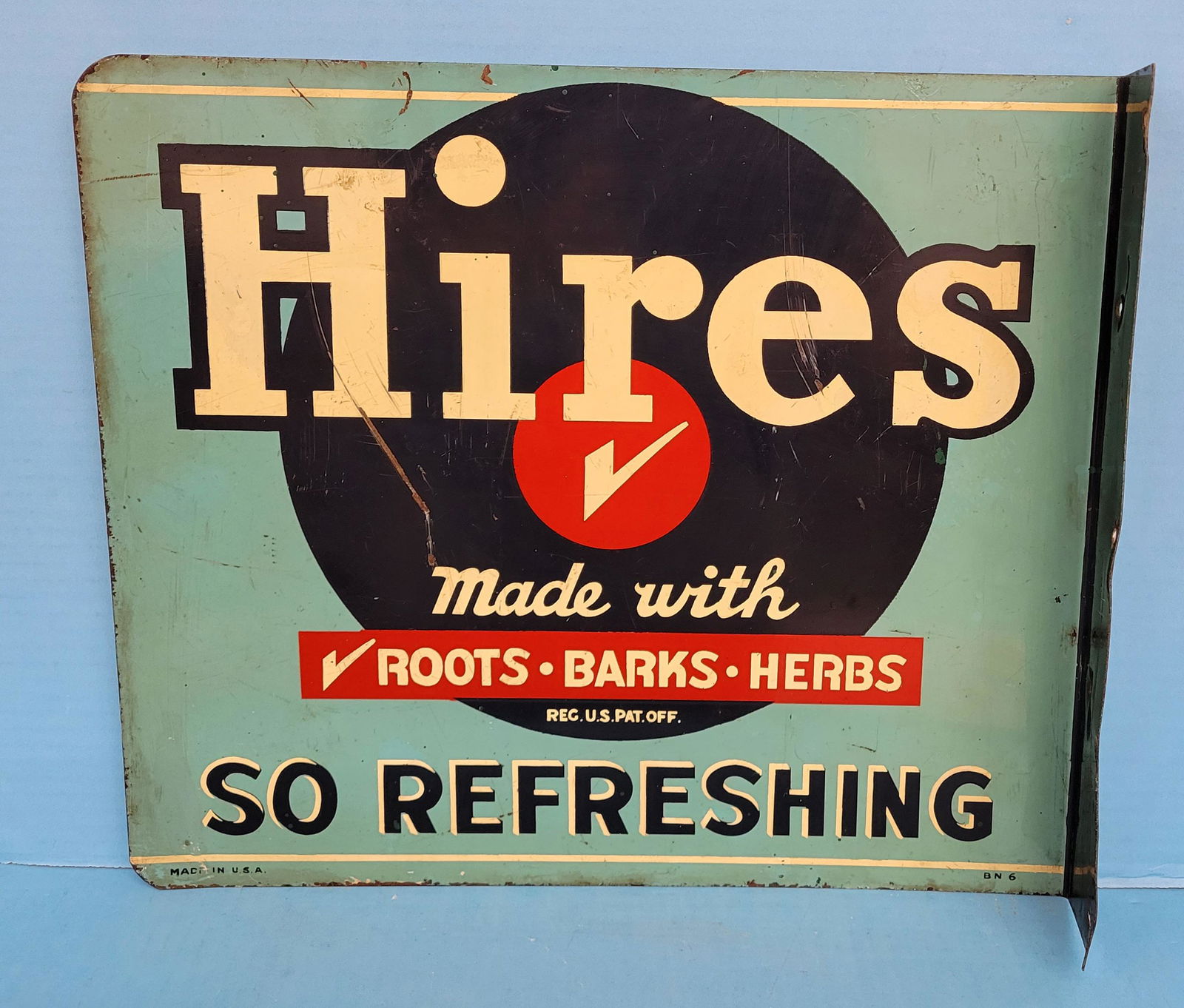 Hires So Refreshing Metal Flange Sign (1 of 4)