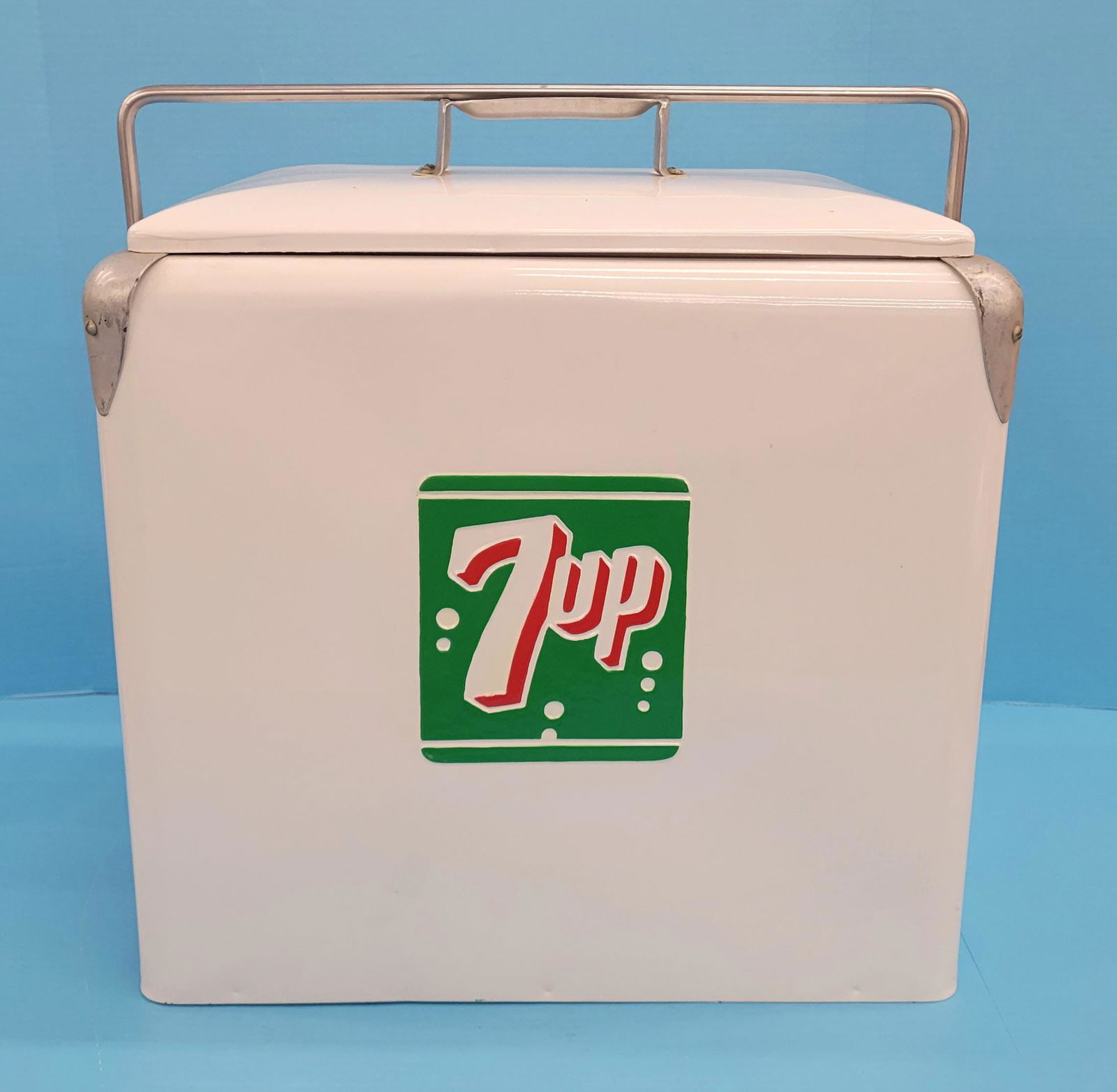 7up Restored Picnic Cooler (1 of 6)