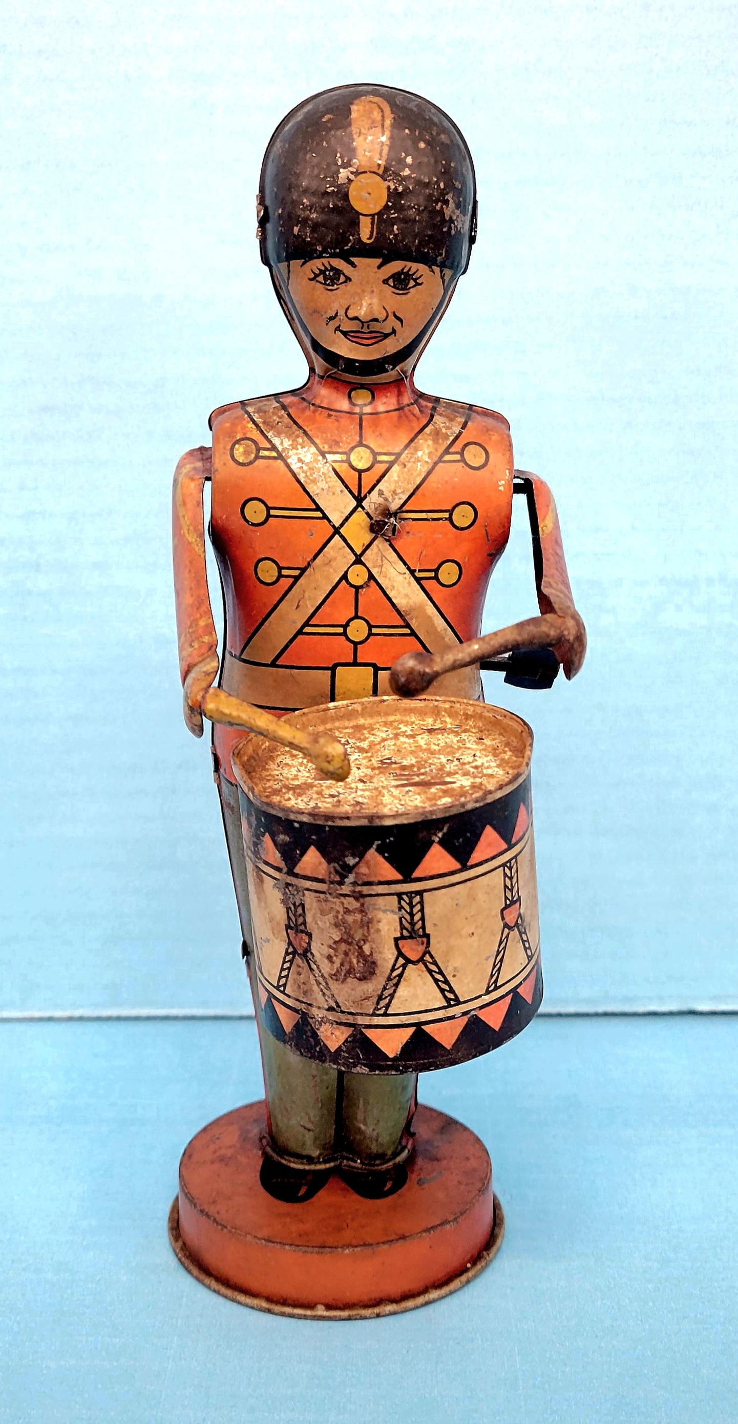 J. Chein Wind Up Drummer Boy Tin Toy (1 of 6)