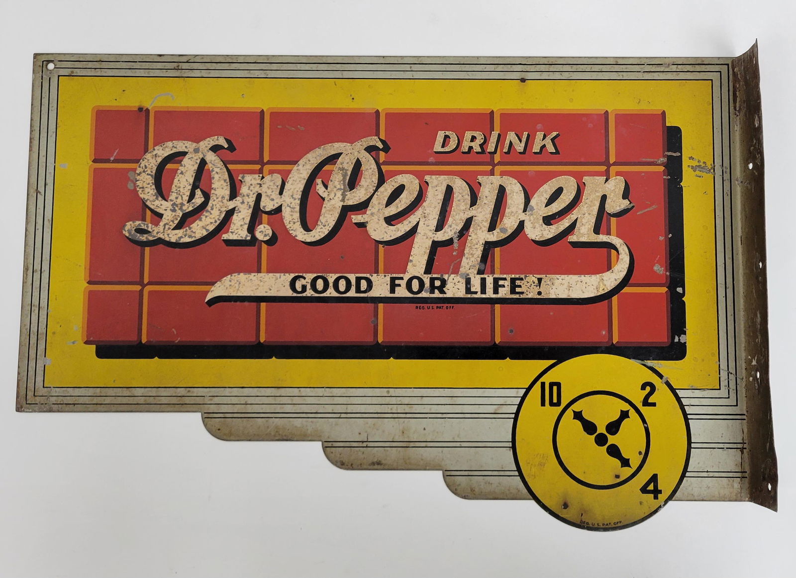 Drink Dr Pepper Good For Life Metal Flange Sign (1 of 4)