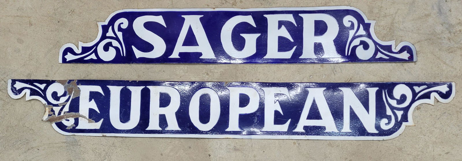 Sager European Hotel Two-Piece SSP Sign (1 of 1)