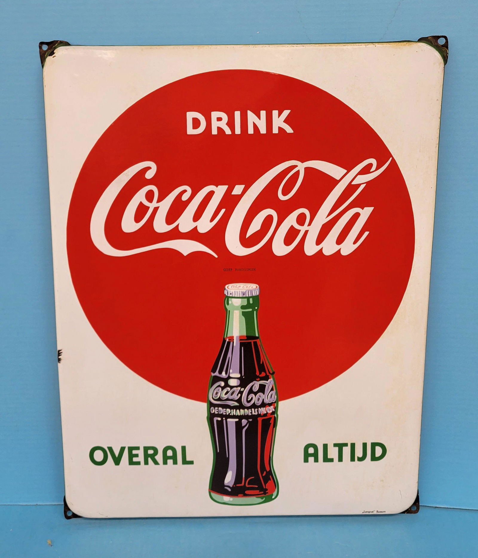 Drink Coca Cola Porcelain Sign (1 of 6)
