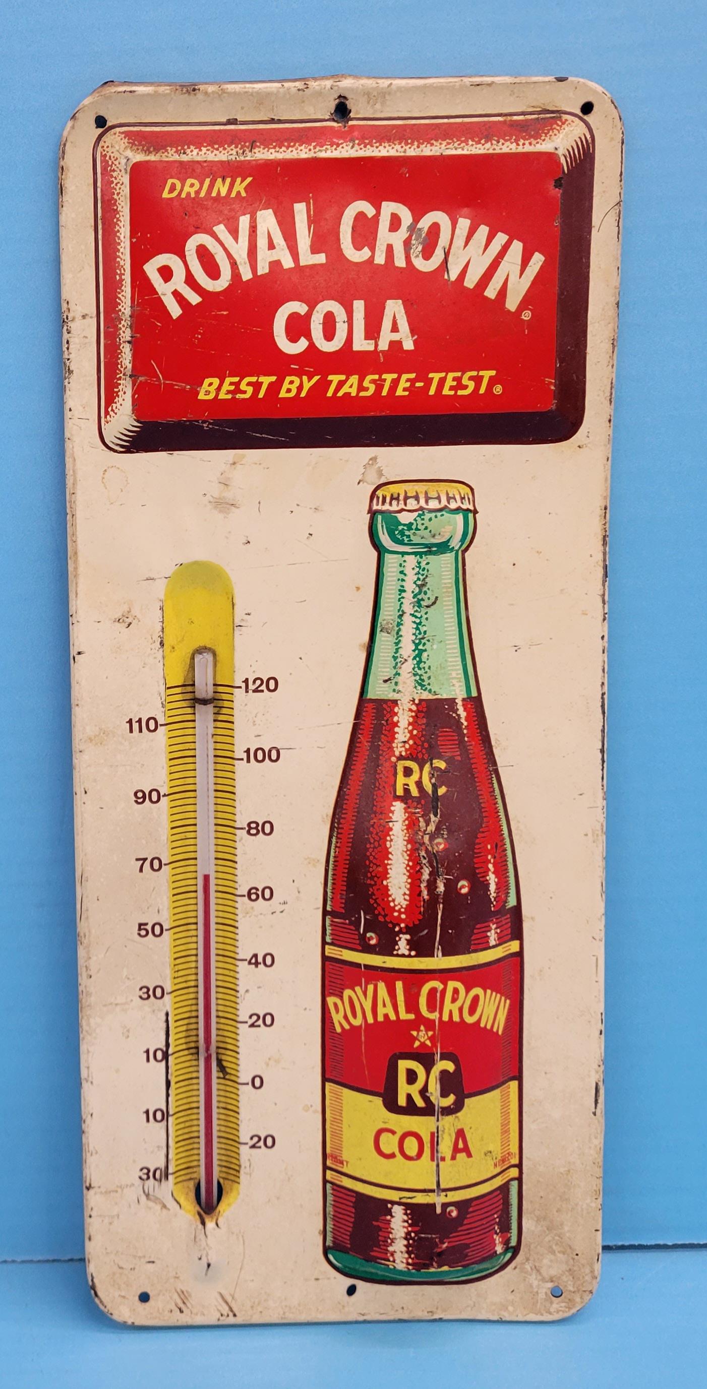 Drink Royal Crown Cola Metal 3D Thermometer (1 of 2)