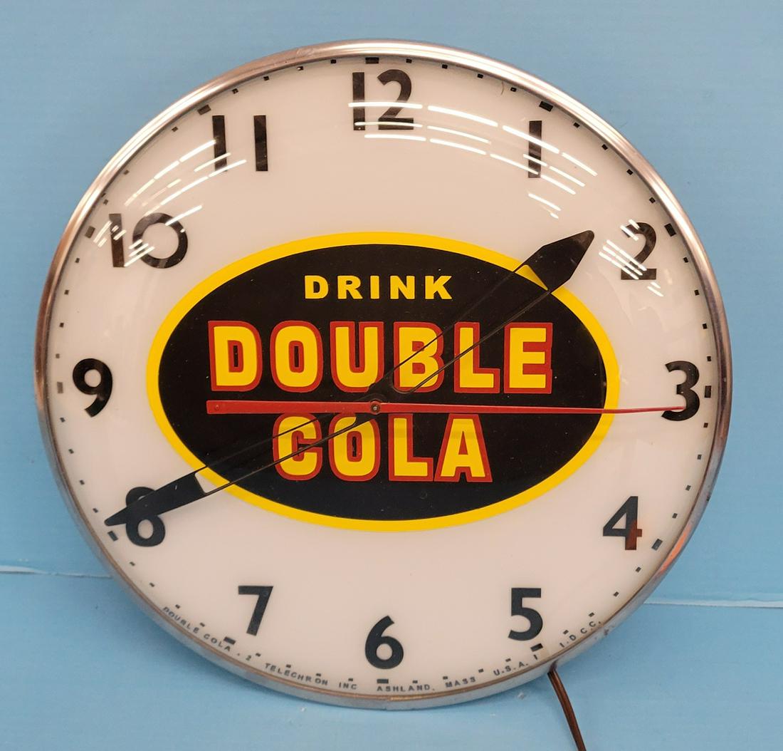 Double Cola Electric Light Up Clock (1 of 3)