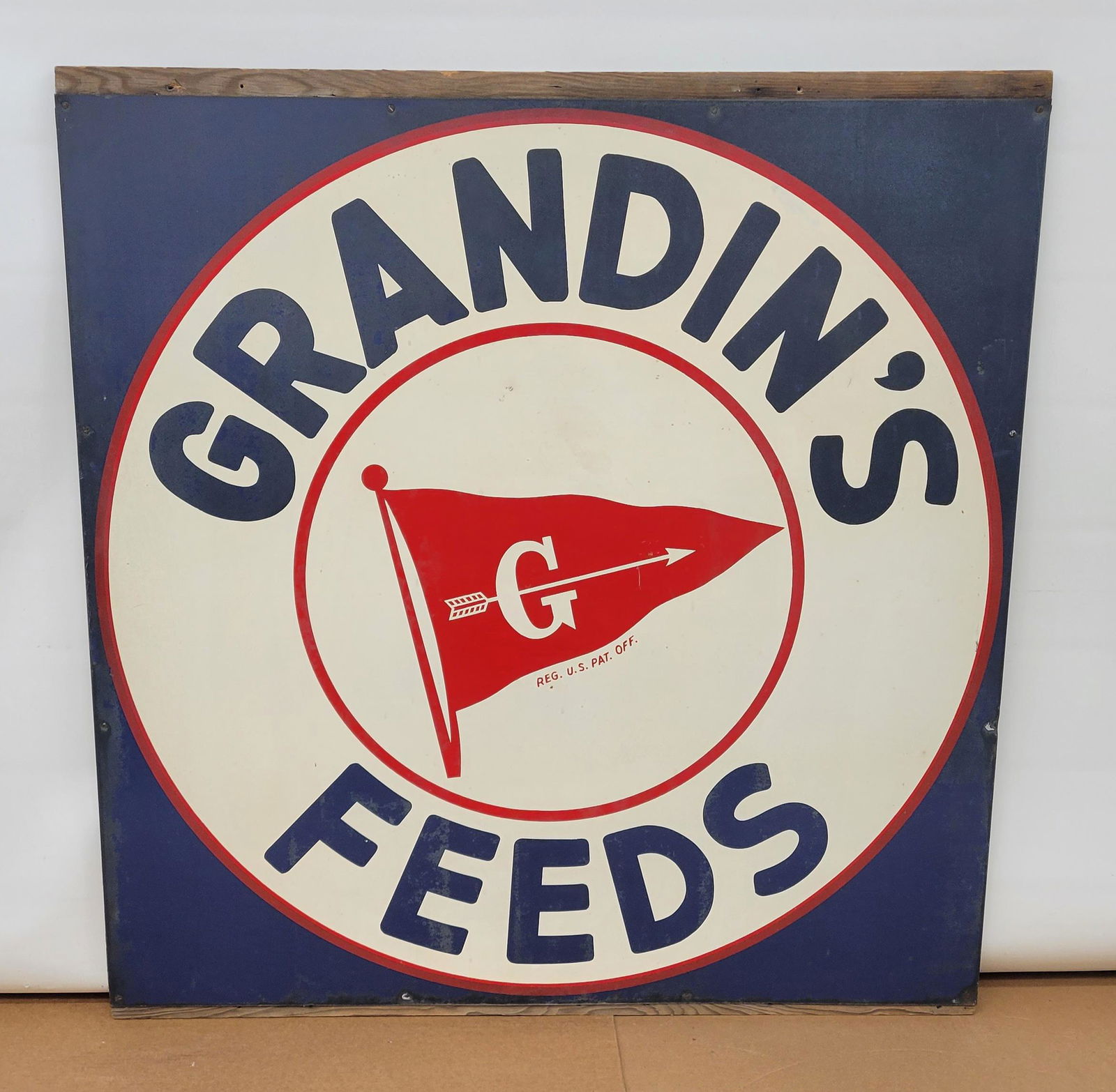Grandin's Feeds Single Sided Tin Sign (1 of 4)
