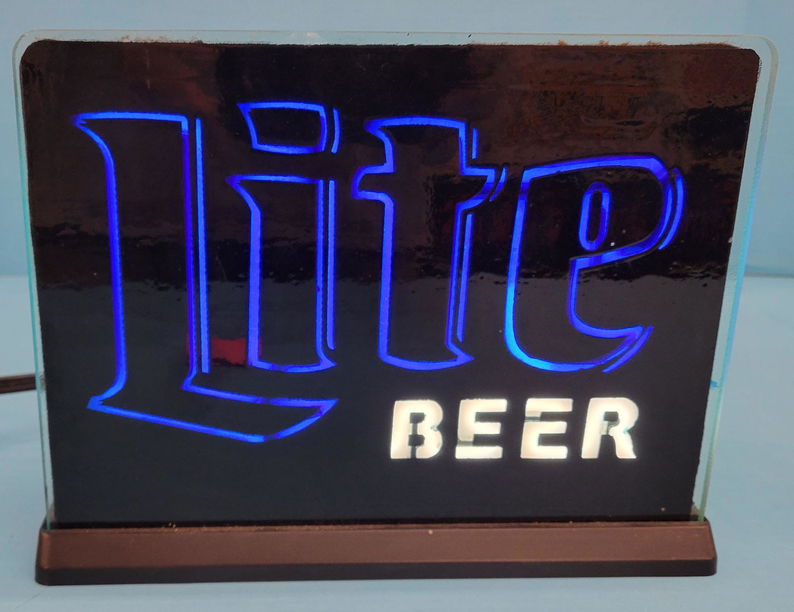 Lite Beer Glass Light Up Advertising Sign (1 of 2)