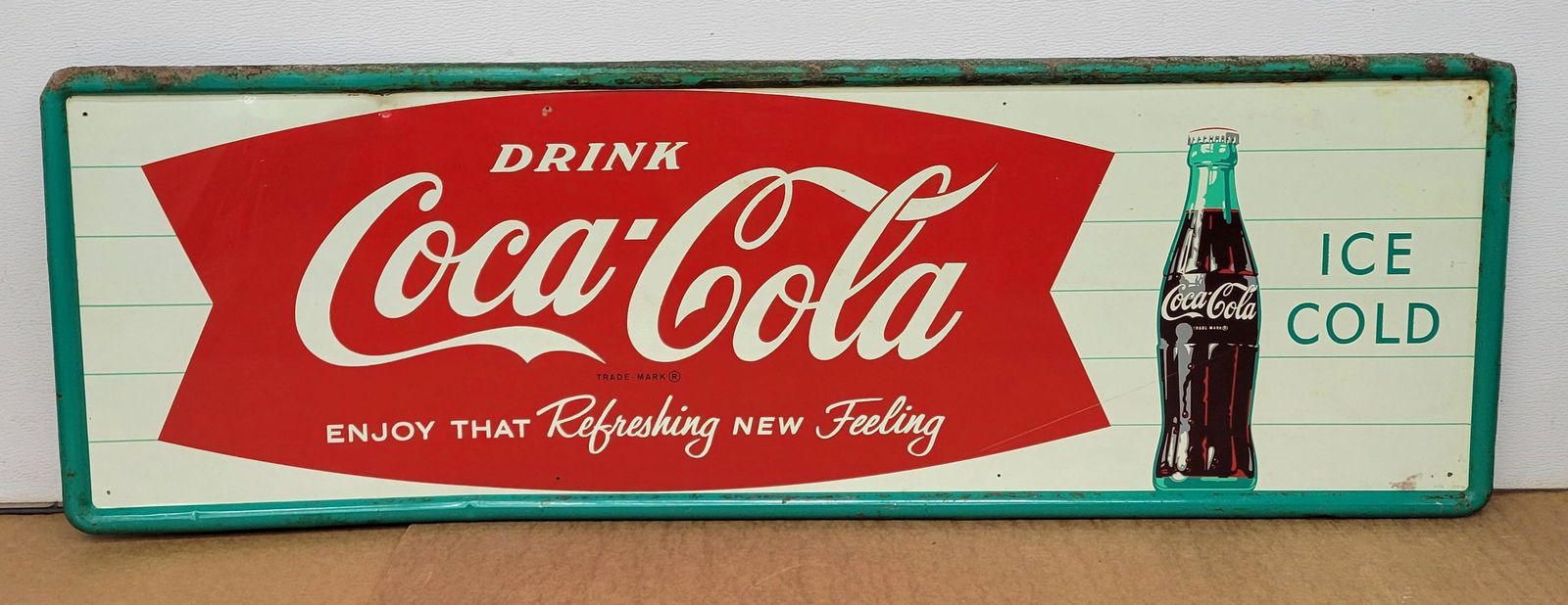Drink Coca Cola Ice Cold Single Sided Tin Sign (1 of 6)