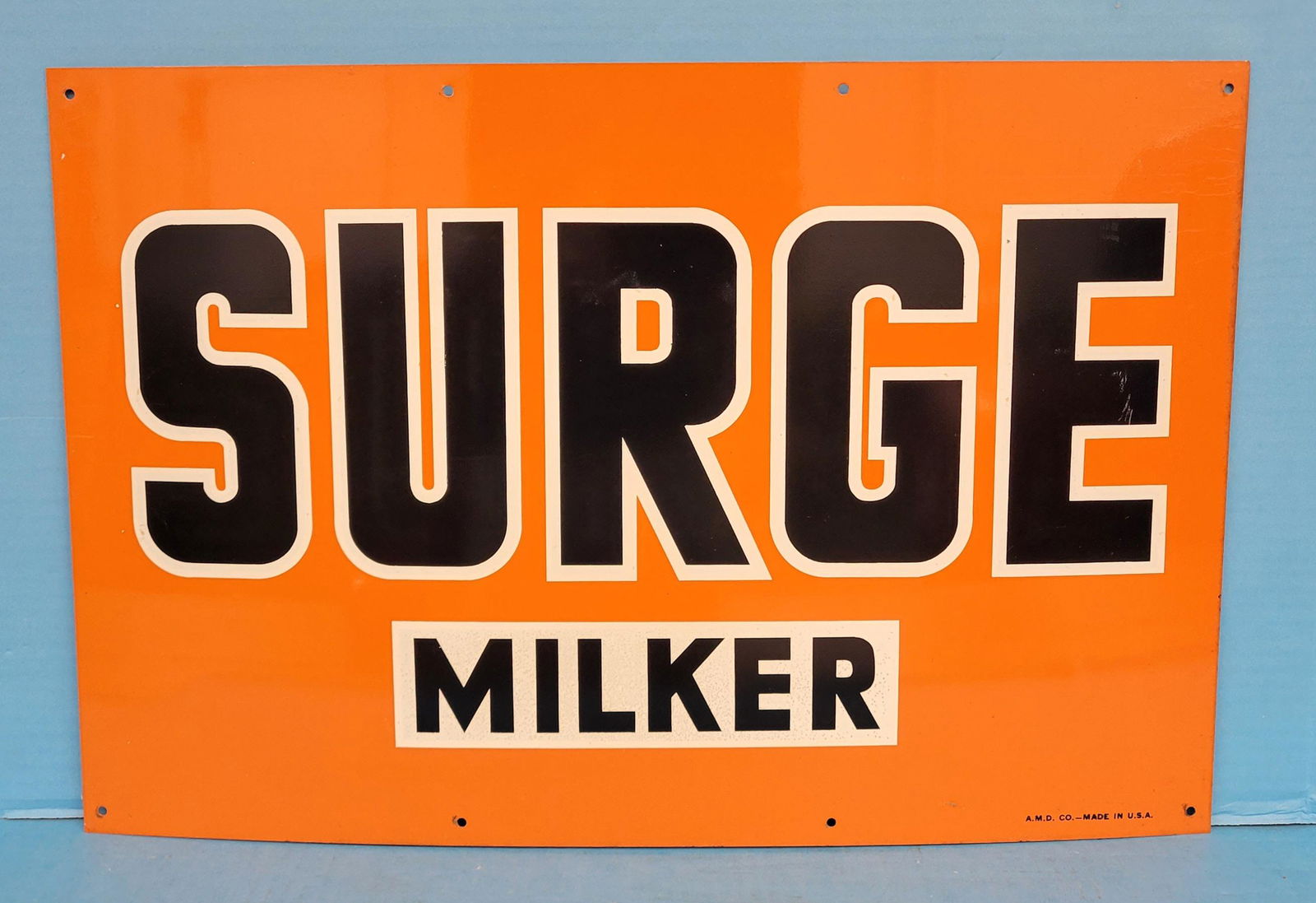 Surge Milker Single Sided Tin Sign (1 of 4)