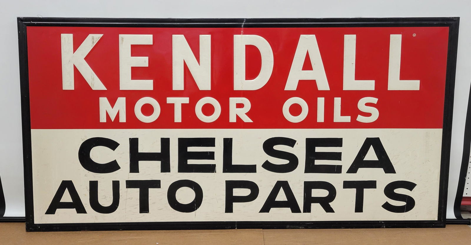Kendall Motor Oils Chelsea Auto Parts Single Sided Tin Sign (1 of 4)