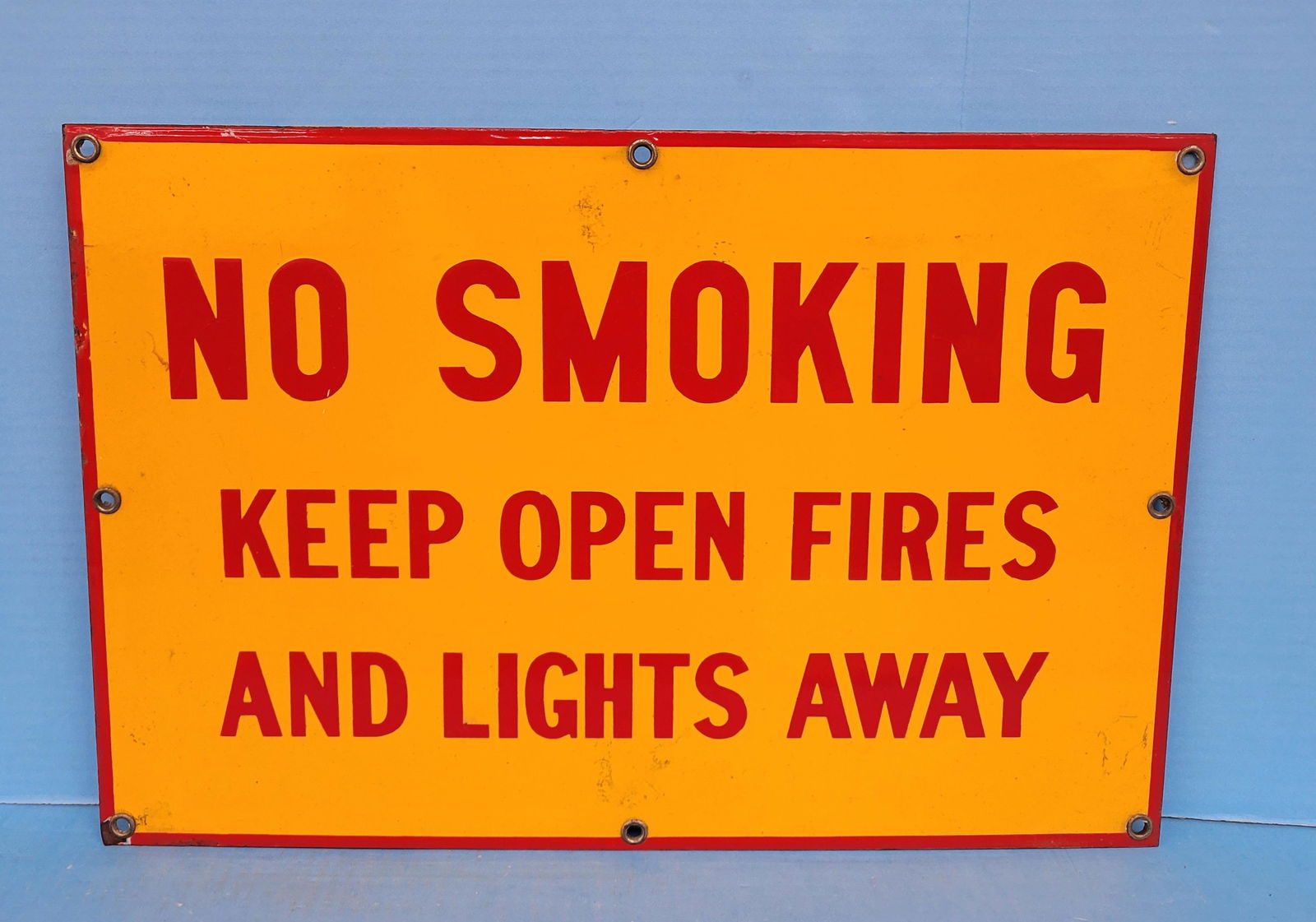 Shell No Smoking Single Sided Porcelain Sign (1 of 4)