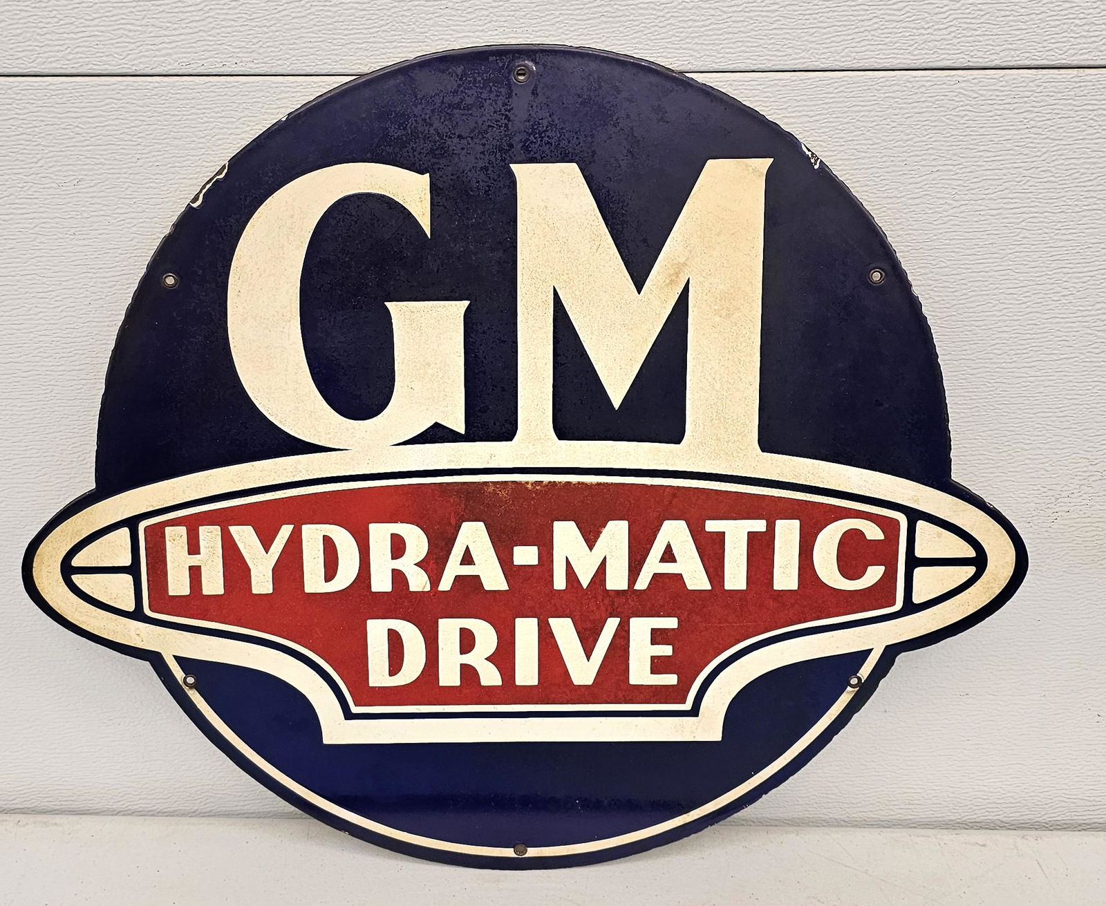 GM Hydra-Matic Drive Porcelain Sign (1 of 2)