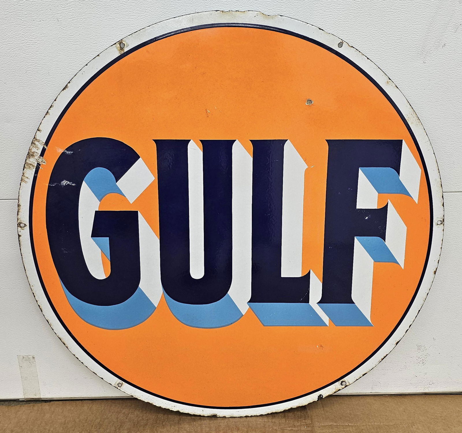 Gulf Double Sided Porcelain Sign (1 of 6)