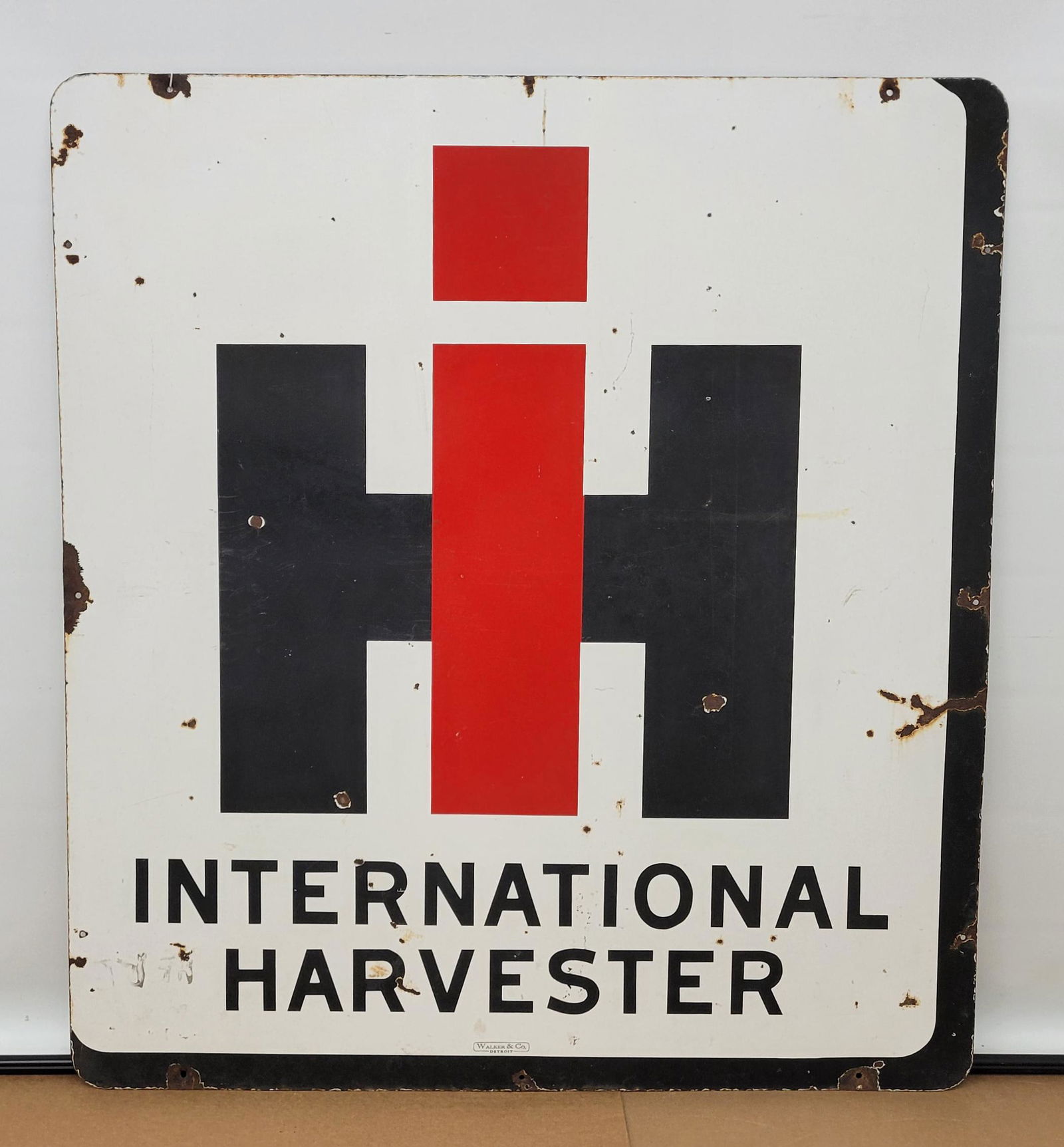 IH International Harvester Porcelain Sign (1 of 4)