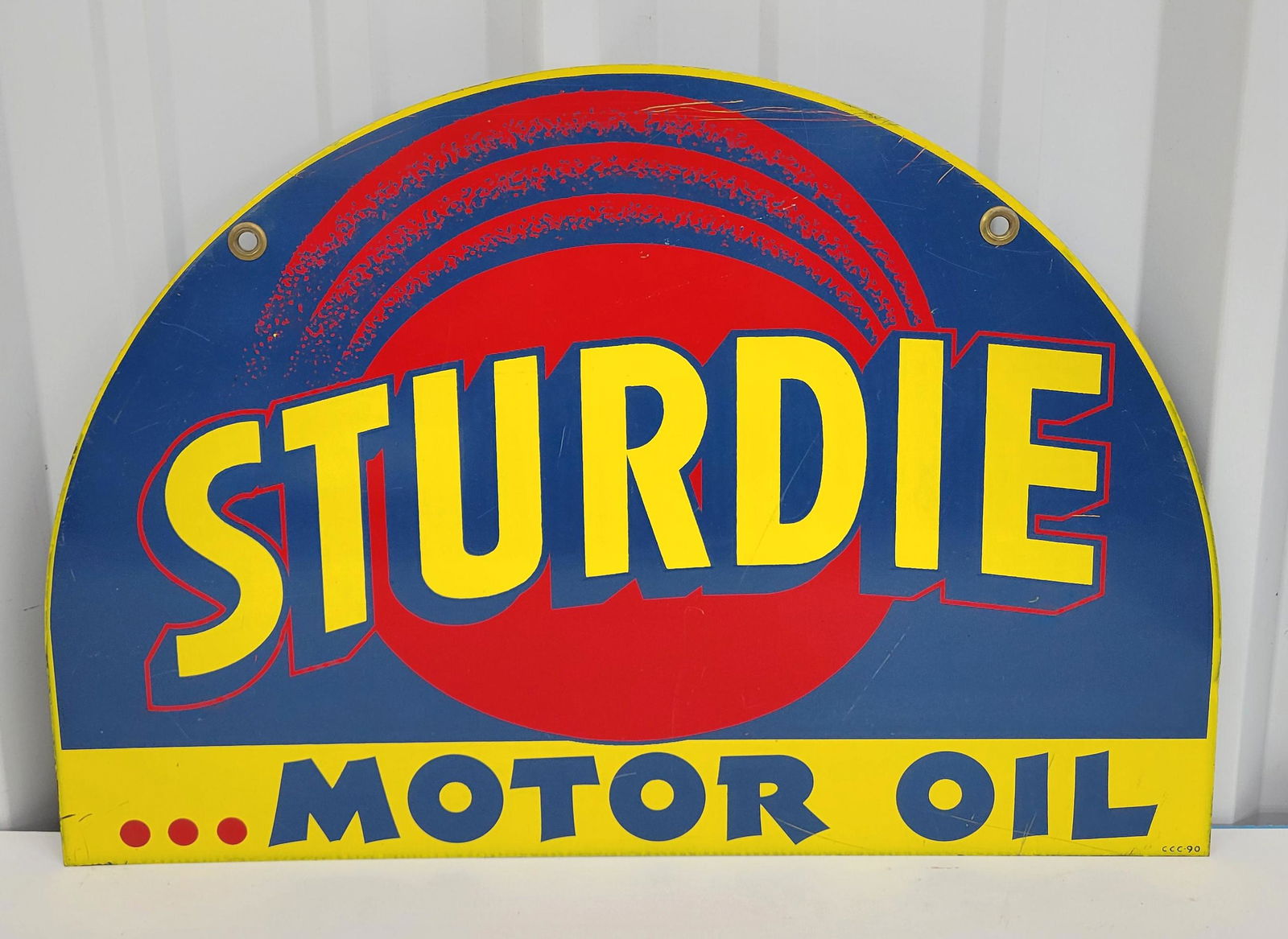 Sturdie Motor Oil Double Sided Metal Rack Sign (1 of 4)