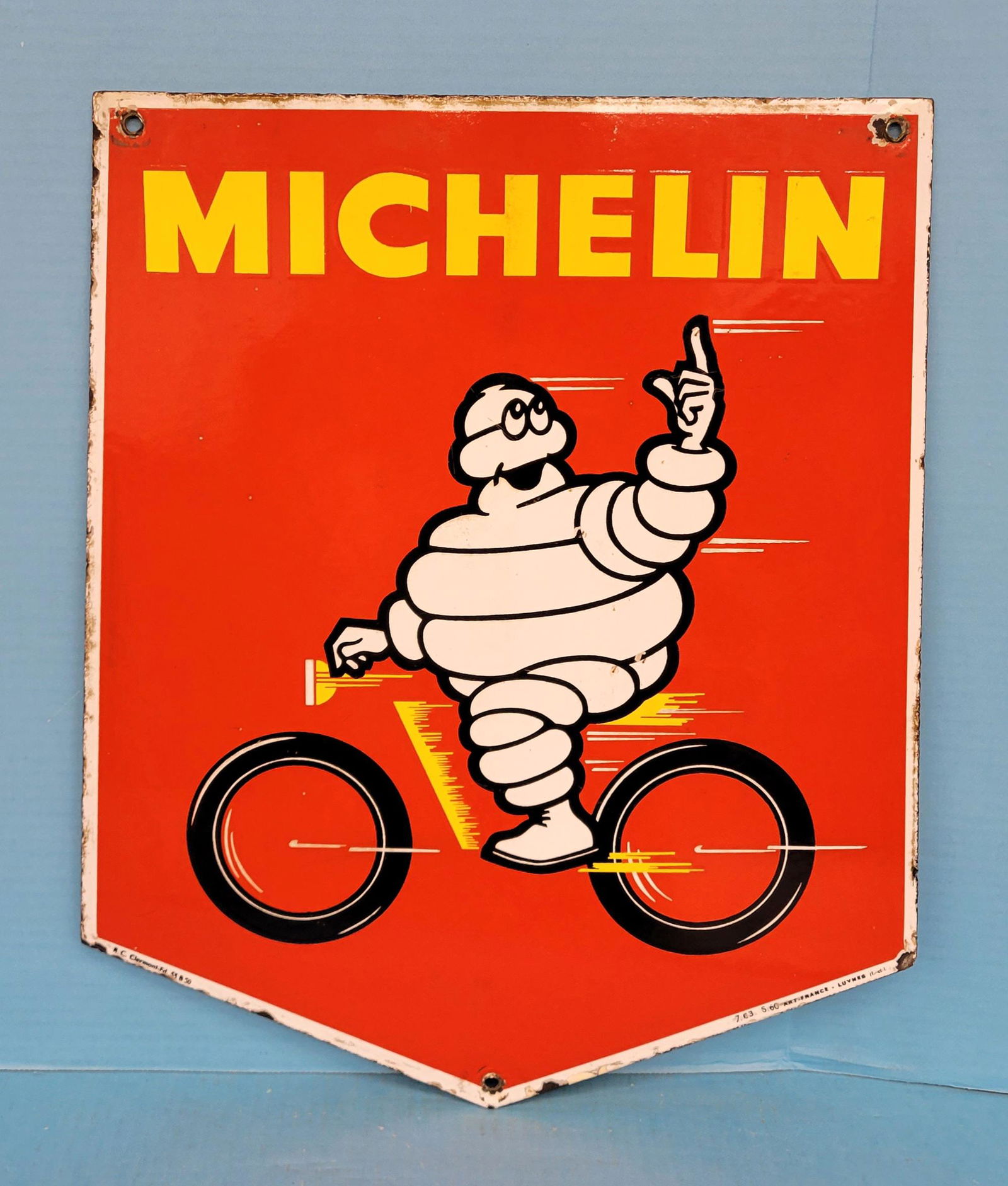 Michelin Double Sided Porcelain Sign (1 of 5)