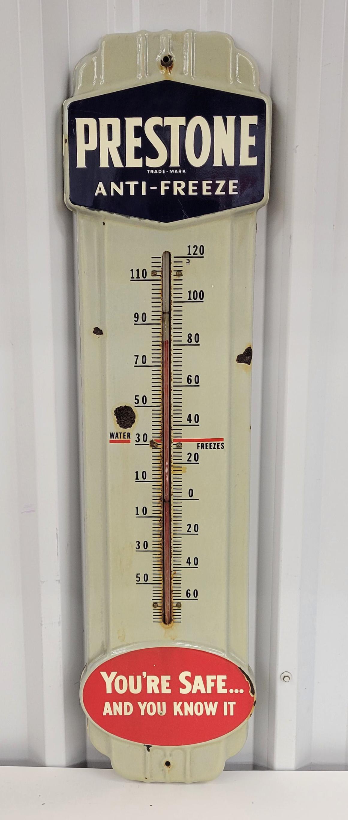 Prestone Anti Freeze You're Safe And You Know It Porcelain Thermometer (1 of 3)