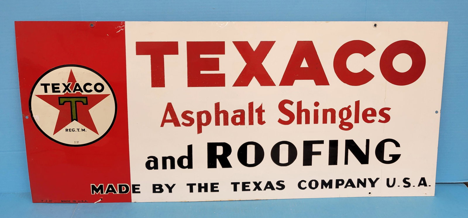 Texaco Asphalt Shingles & Roofing SST Sign (1 of 6)
