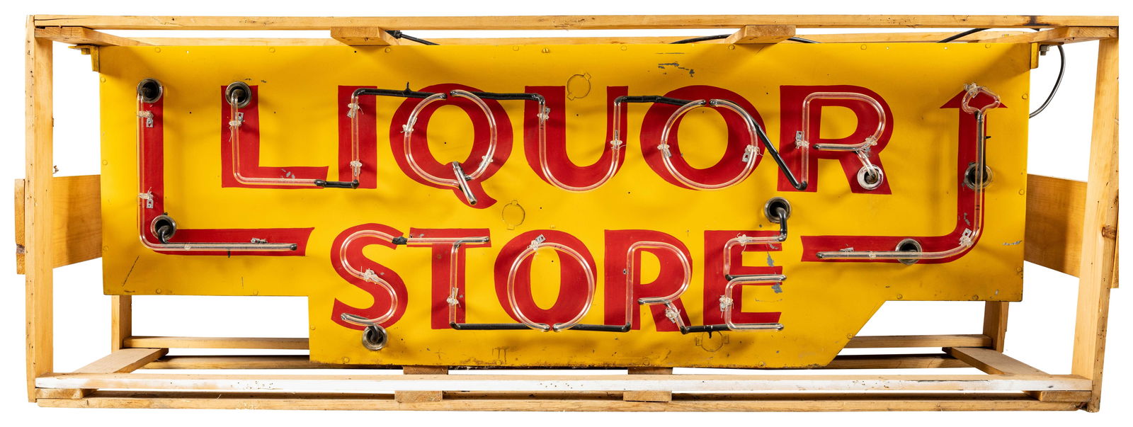 Liquor Store Double Sided Neon Flashing Sign (1 of 3)