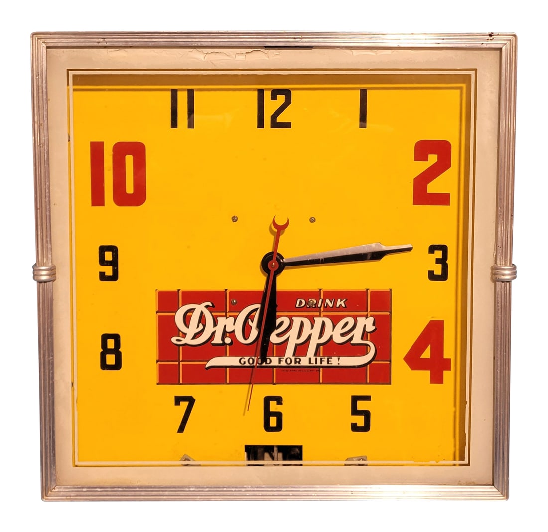 Drink Dr Pepper Good For Life Light Up Neon Clock (1 of 4)