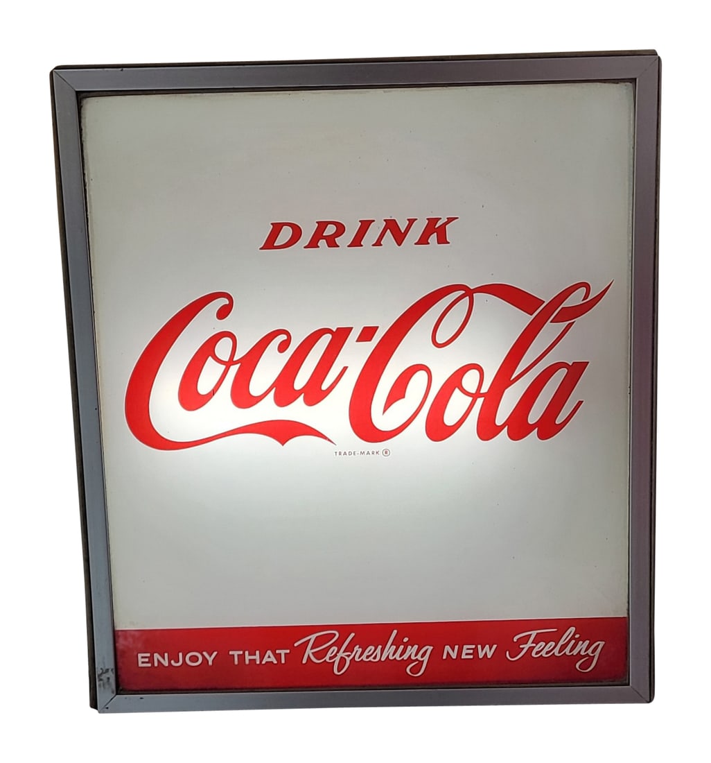 Drink Coca Cola Enjoy That Refreshing New Feeling Light Up Sign (1 of 1)