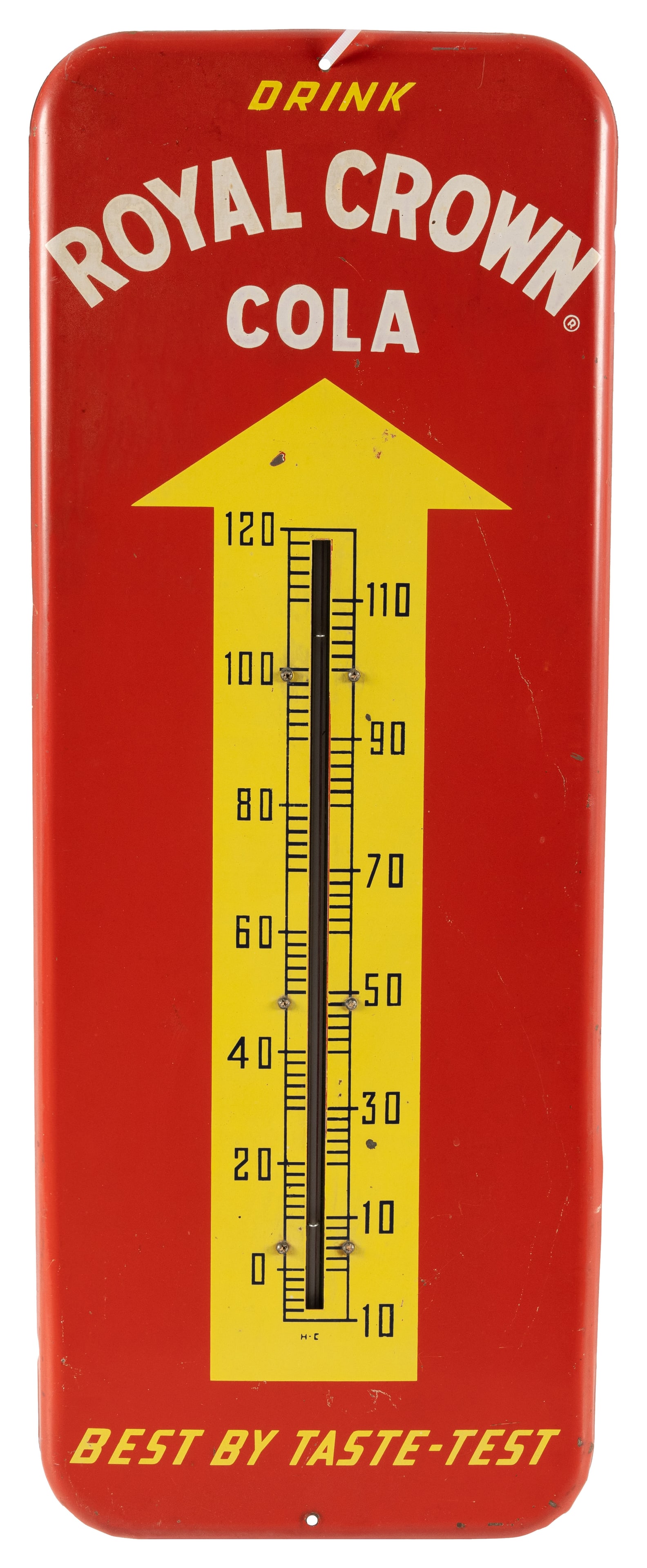 Drink Royal Crown Cola Metal Thermometer (1 of 2)