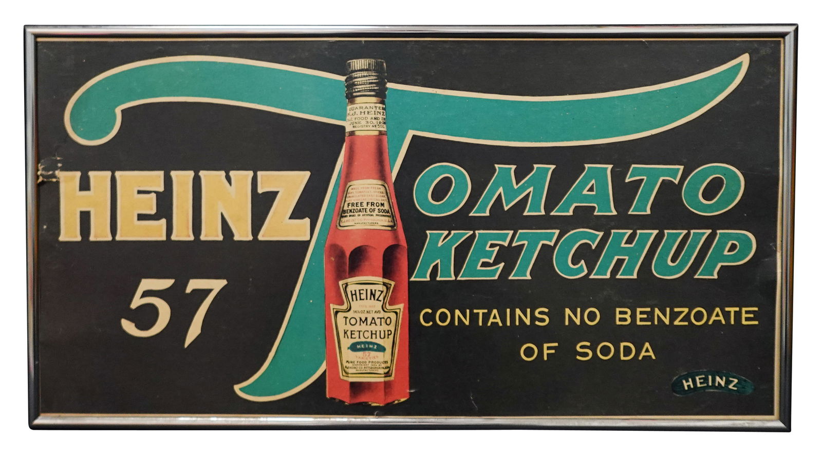 Heinz Tomato Ketchup Framed Cardboard (1 of 1)